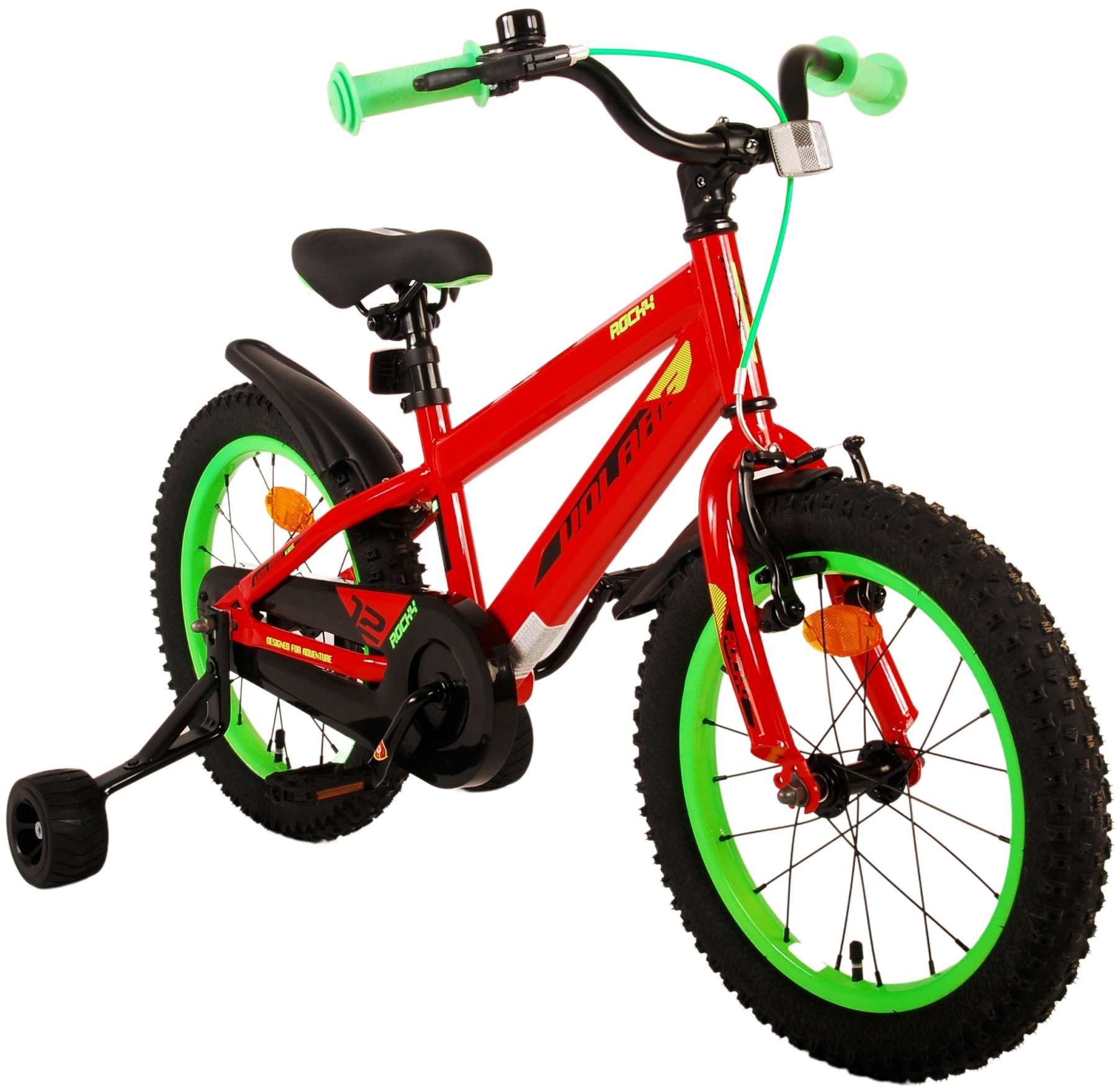 Volare Rocky Kinderfiets - Jongens - 16 inch - Rood 10 Volare Rocky Kinderfiets - Jongens - 16 inch - Rood - Afbeelding 10