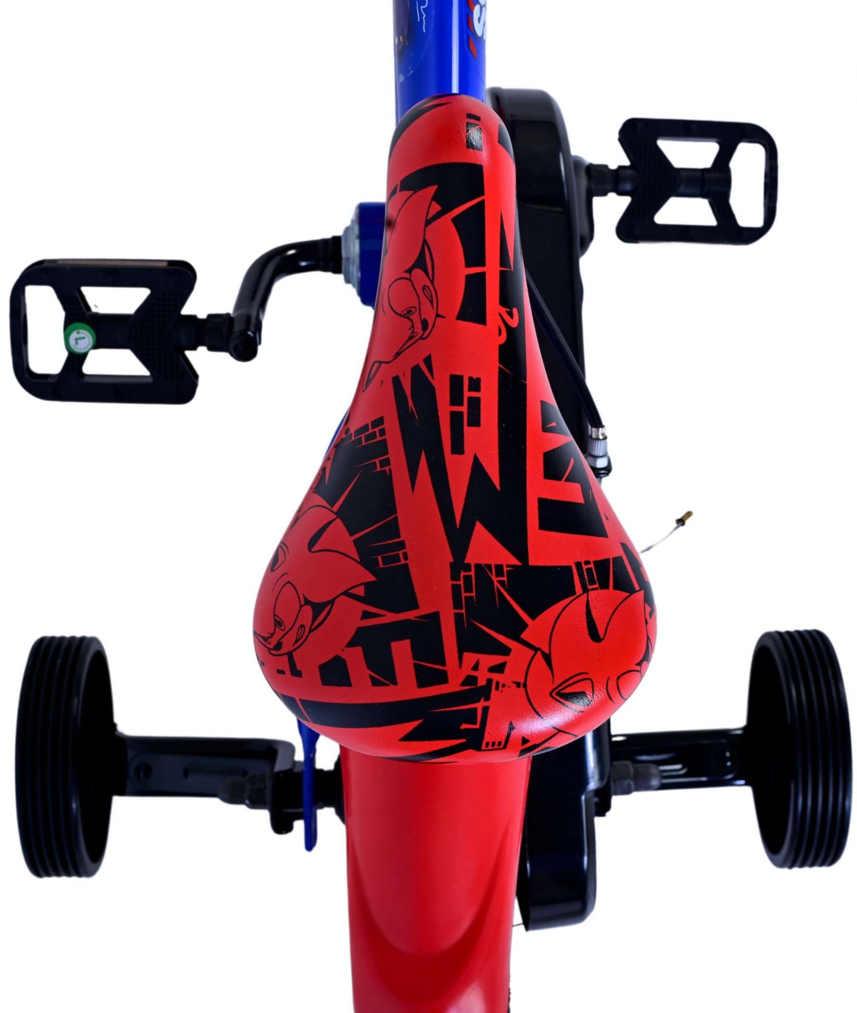 Sonic Prime Kinderfiets - Jongens - 12 inch - Blauw Rood - Twee handremmen 5 Sonic Prime Kinderfiets - Jongens - 12 inch - Blauw Rood - Twee handremmen - Afbeelding 5