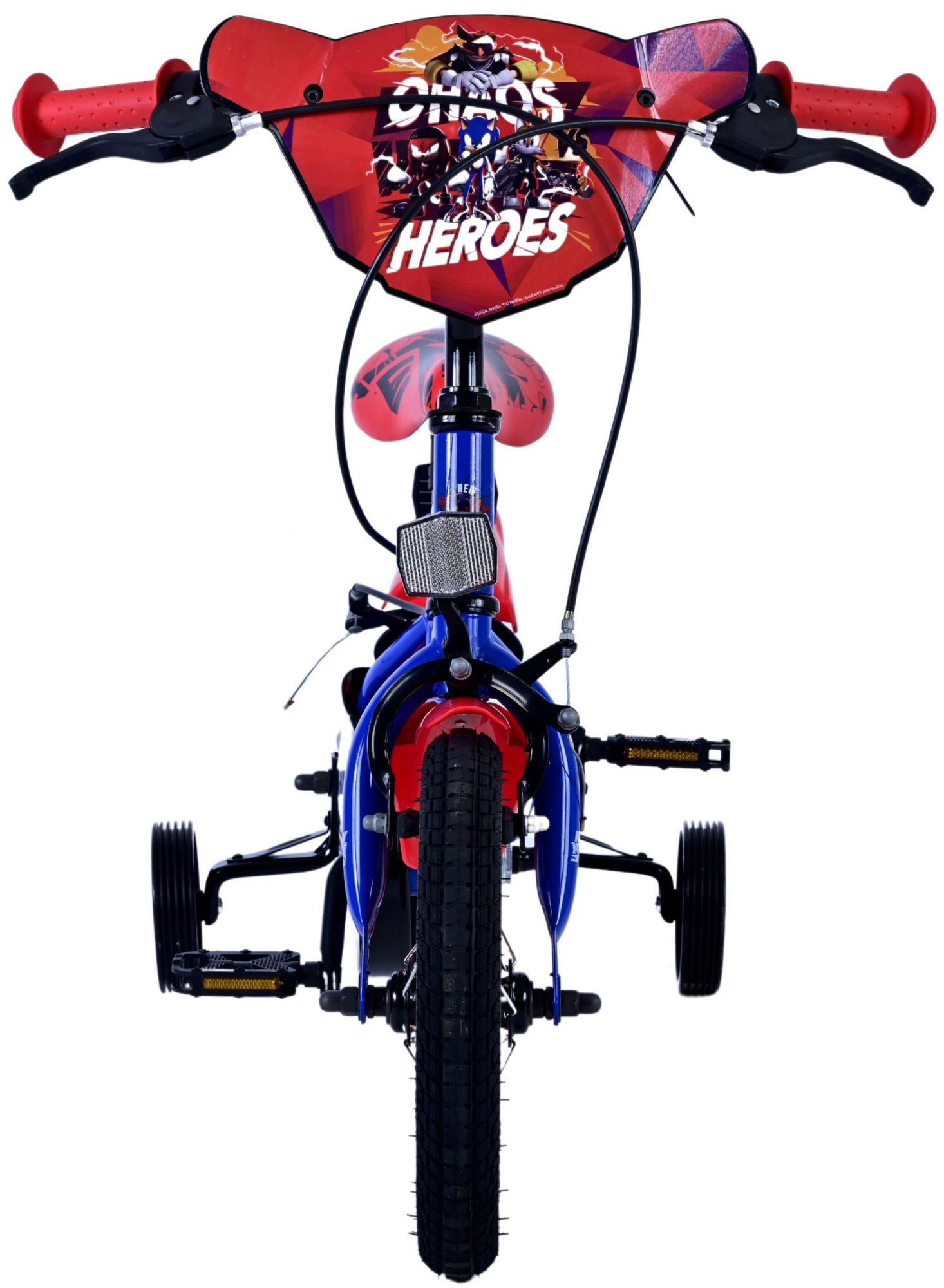 Sonic Prime Kinderfiets - Jongens - 12 inch - Blauw Rood - Twee handremmen 7 Sonic Prime Kinderfiets - Jongens - 12 inch - Blauw Rood - Twee handremmen - Afbeelding 7