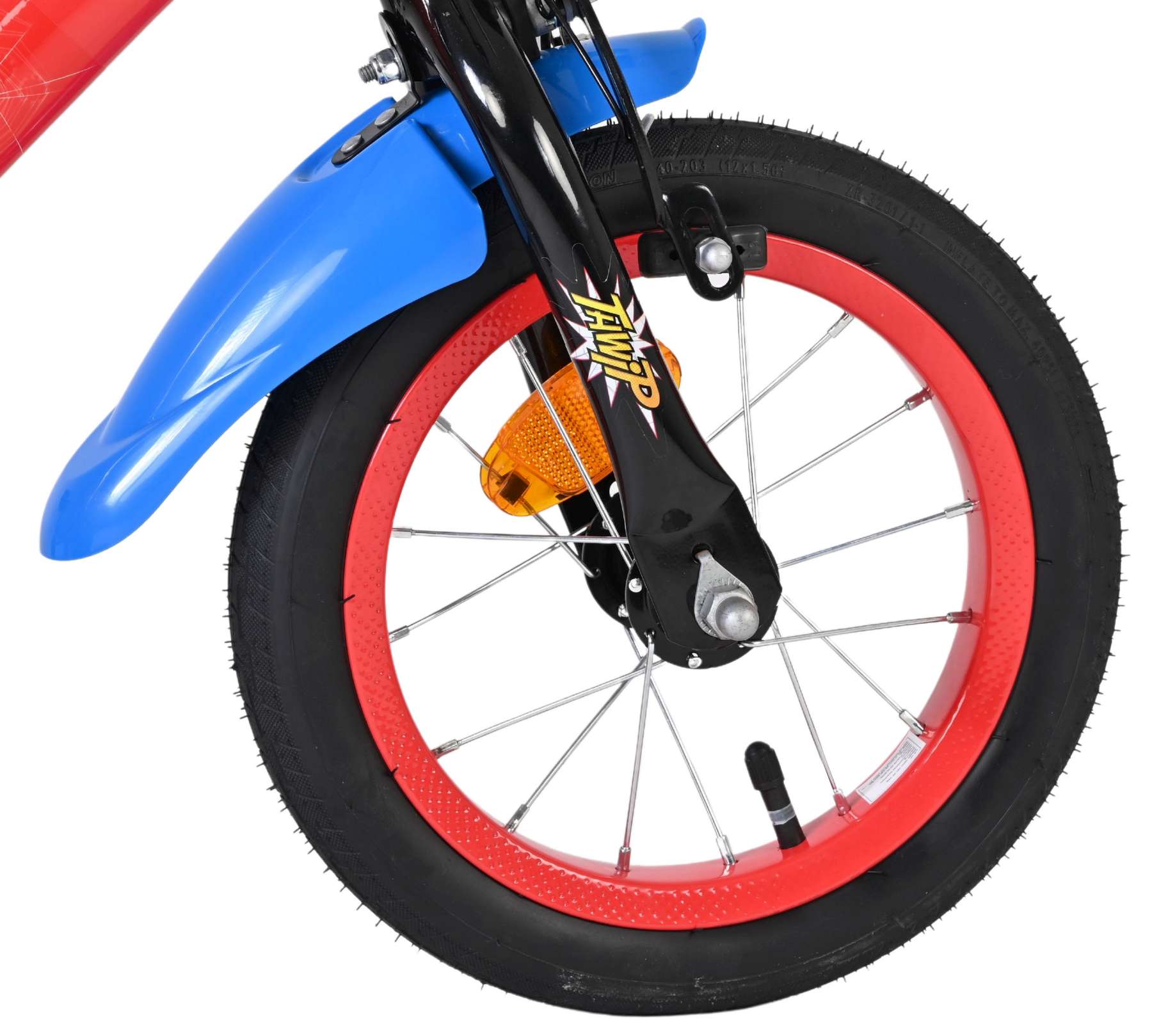 Spider-Man Kinderfiets - Jongens - 12 inch - Blauw/Rood 3 Spider-Man Kinderfiets - Jongens - 12 inch - Blauw/Rood - Afbeelding 3
