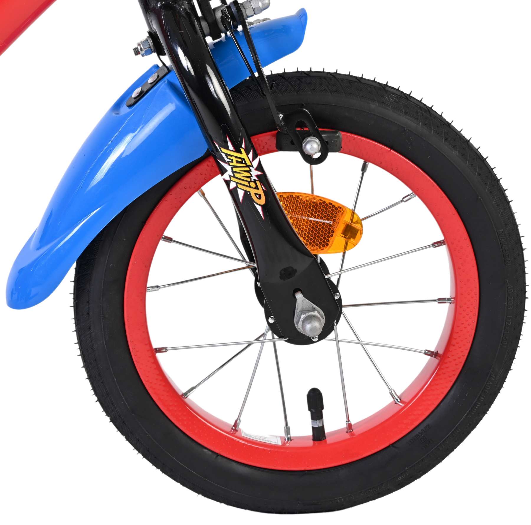 Spider-Man Kinderfiets - Jongens - 12 inch - Blauw/Rood - Twee handremmen 3 Spider-Man Kinderfiets - Jongens - 12 inch - Blauw/Rood - Twee handremmen - Afbeelding 3