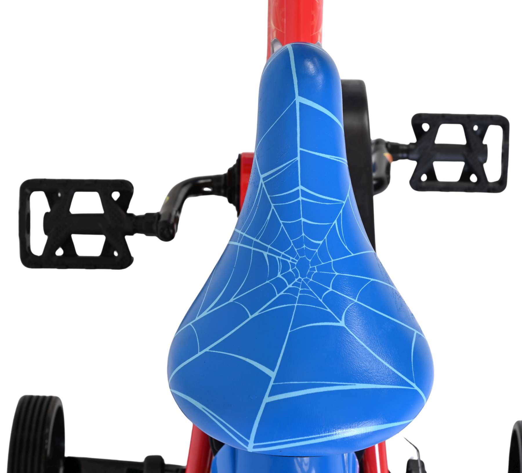 Spider-Man Kinderfiets - Jongens - 12 inch - Blauw/Rood - Twee handremmen 4 Spider-Man Kinderfiets - Jongens - 12 inch - Blauw/Rood - Twee handremmen - Afbeelding 4