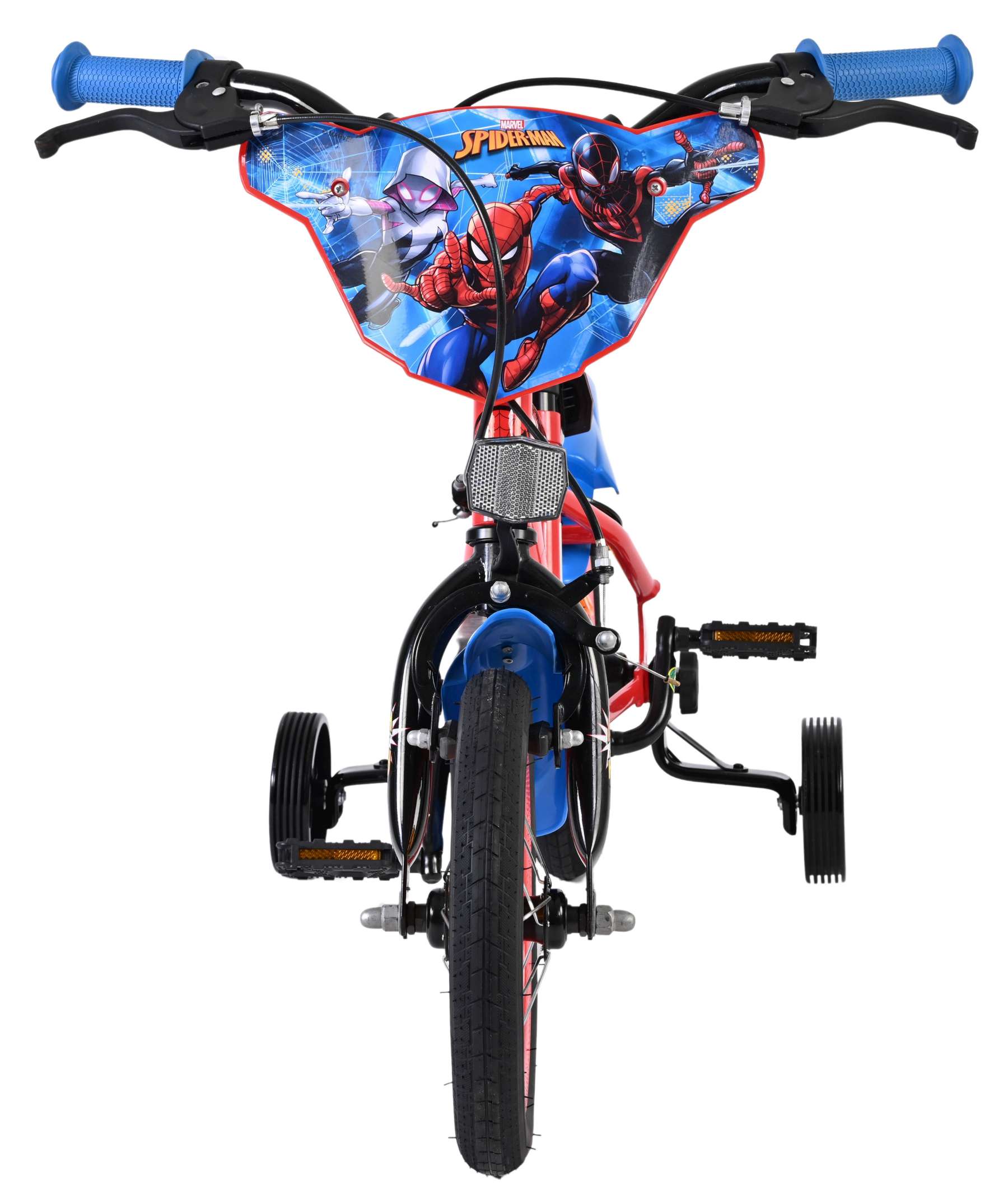 Spider-Man Kinderfiets - Jongens - 12 inch - Blauw/Rood - Twee handremmen 6 Spider-Man Kinderfiets - Jongens - 12 inch - Blauw/Rood - Twee handremmen - Afbeelding 6