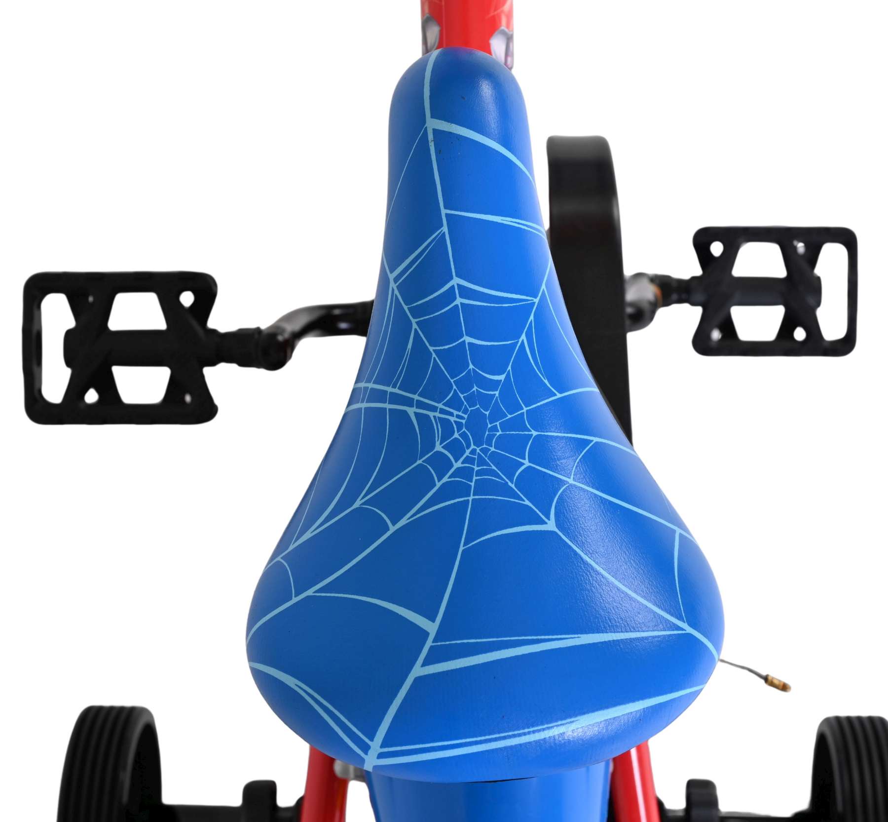 Spider-Man Kinderfiets - Jongens - 14 inch - Blauw/Rood - Twee handremmen 4 Spider-Man Kinderfiets - Jongens - 14 inch - Blauw/Rood - Twee handremmen - Afbeelding 4