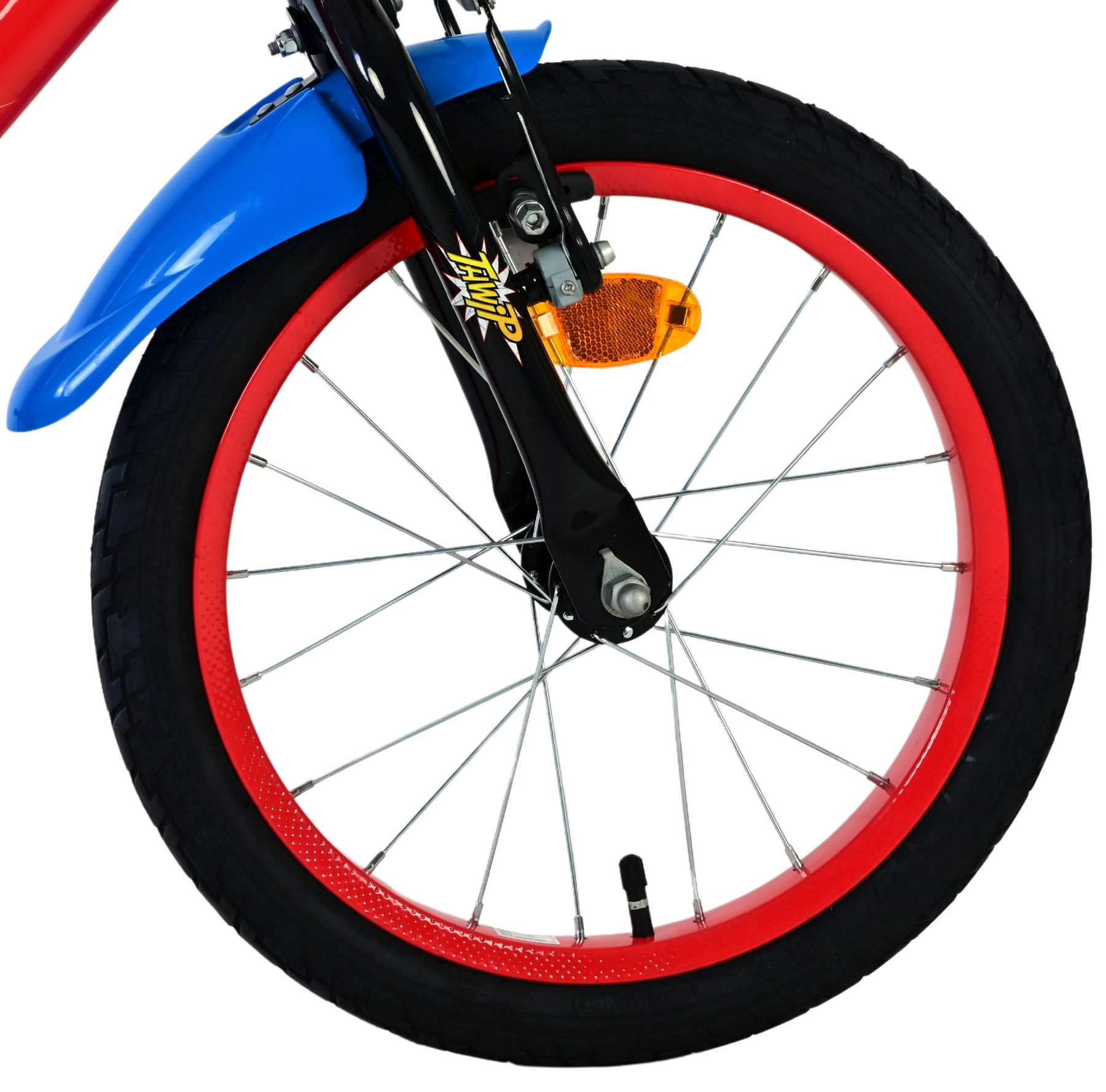 Spider-Man Kinderfiets - Jongens - 16 inch - Rood 3 Spider-Man Kinderfiets - Jongens - 16 inch - Rood - Afbeelding 3