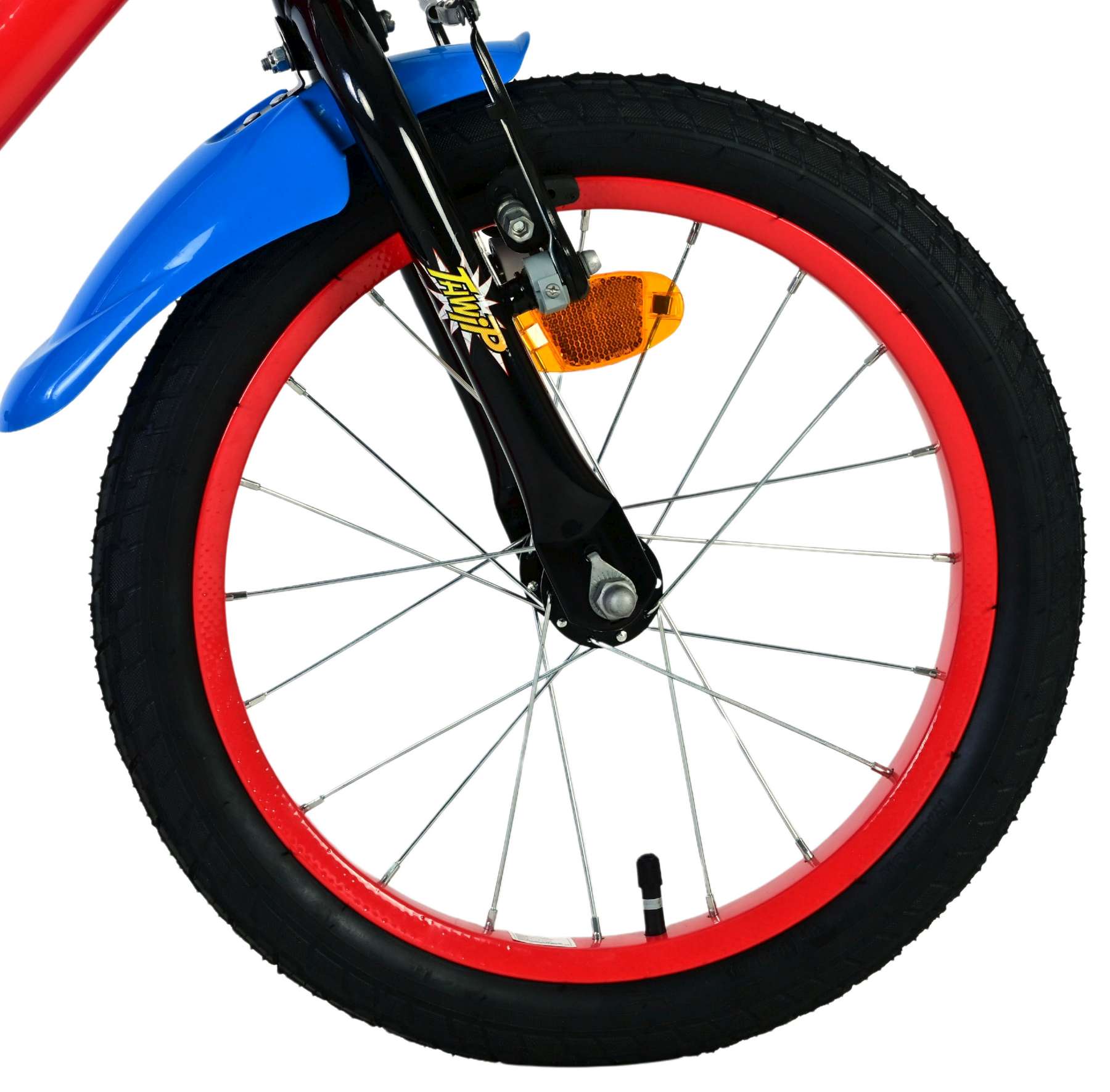 Spider-Man Kinderfiets - Jongens - 16 inch - Blauw/Rood - Twee handremmen 3 Spider-Man Kinderfiets - Jongens - 16 inch - Blauw/Rood - Twee handremmen - Afbeelding 3