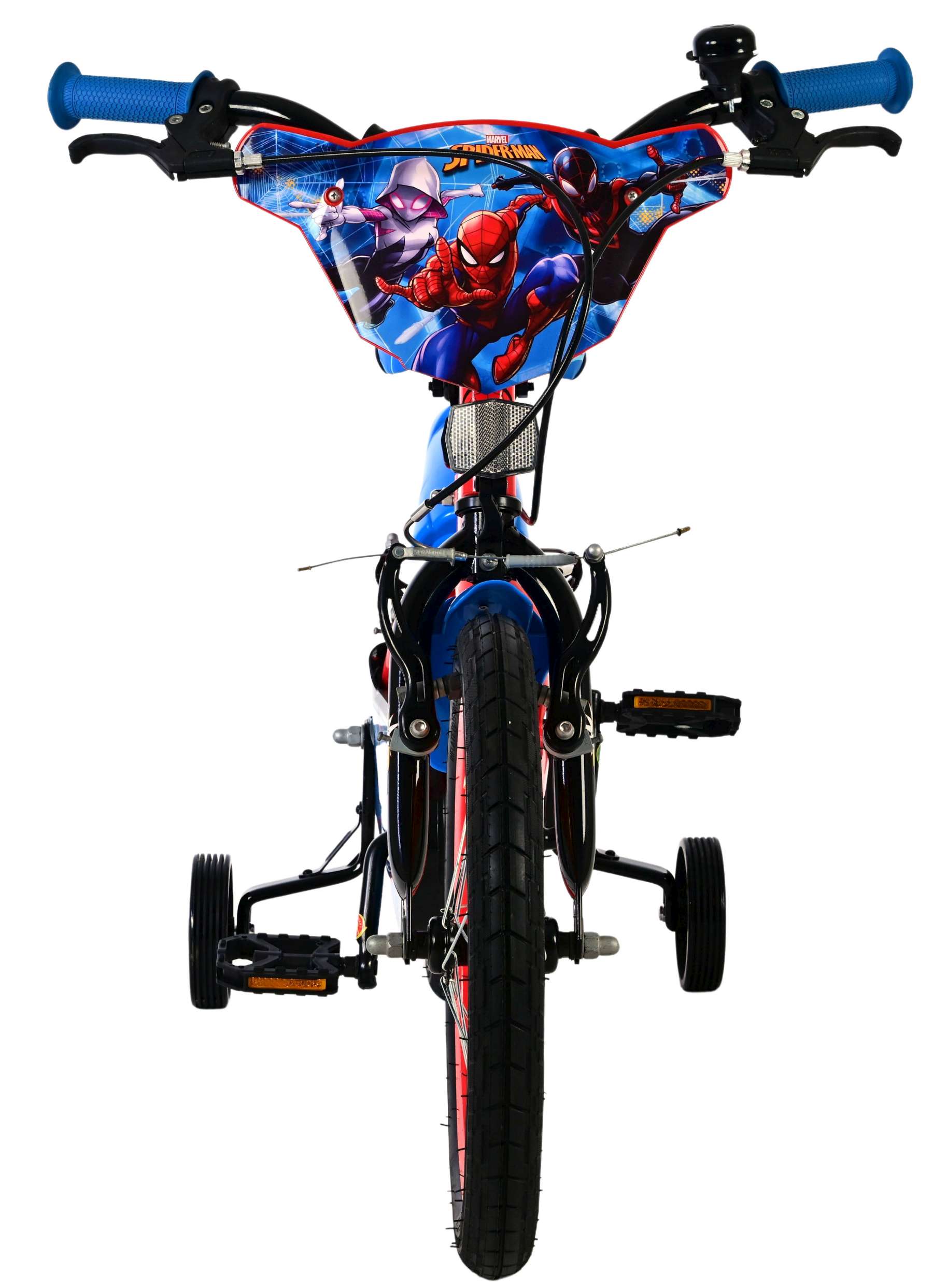 Spider-Man Kinderfiets - Jongens - 16 inch - Blauw/Rood - Twee handremmen 6 Spider-Man Kinderfiets - Jongens - 16 inch - Blauw/Rood - Twee handremmen - Afbeelding 6