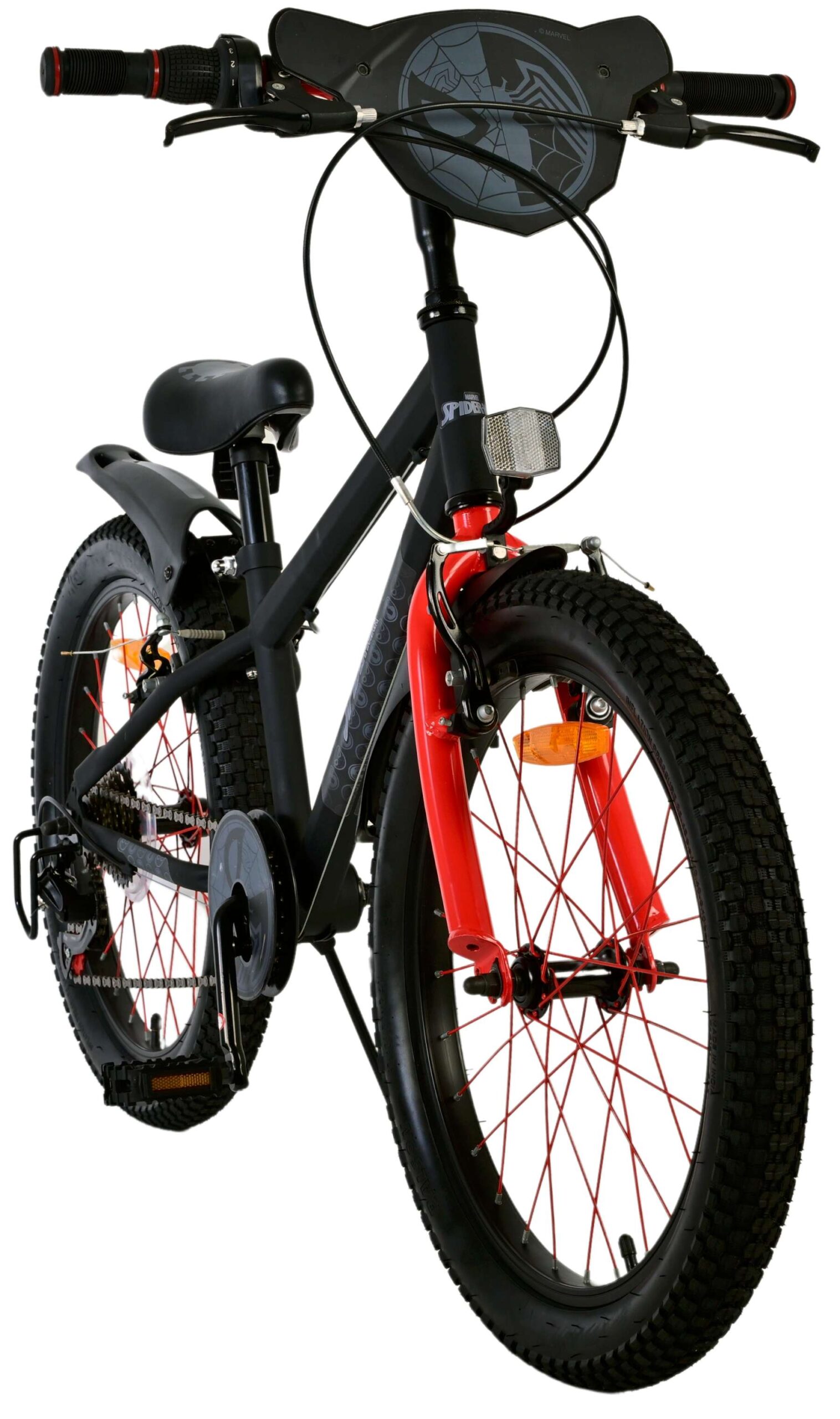 Spider-Man - Kinderfiets - Jongens - 20 inch - Mat Zwart - 2 Handremmen 7 Spider-Man - Kinderfiets - Jongens - 20 inch - Mat Zwart - 2 Handremmen - Afbeelding 7