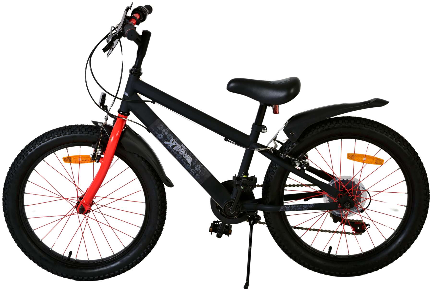 Spider-Man - Kinderfiets - Jongens - 20 inch - Mat Zwart - 2 Handremmen 9 Spider-Man - Kinderfiets - Jongens - 20 inch - Mat Zwart - 2 Handremmen - Afbeelding 9