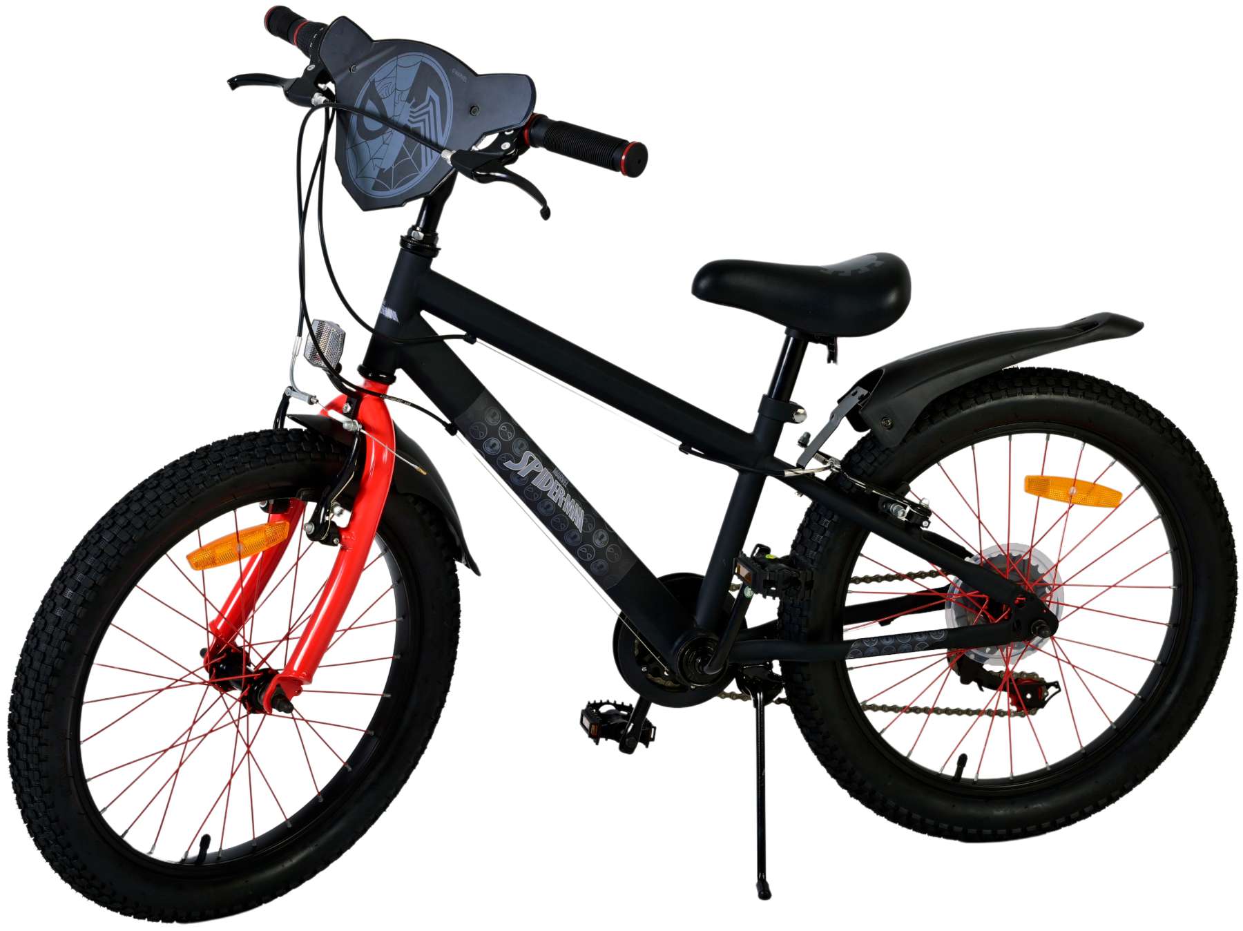 Spider-Man - Kinderfiets - Jongens - 20 inch - Mat Zwart - 2 Handremmen 10 Spider-Man - Kinderfiets - Jongens - 20 inch - Mat Zwart - 2 Handremmen - Afbeelding 10