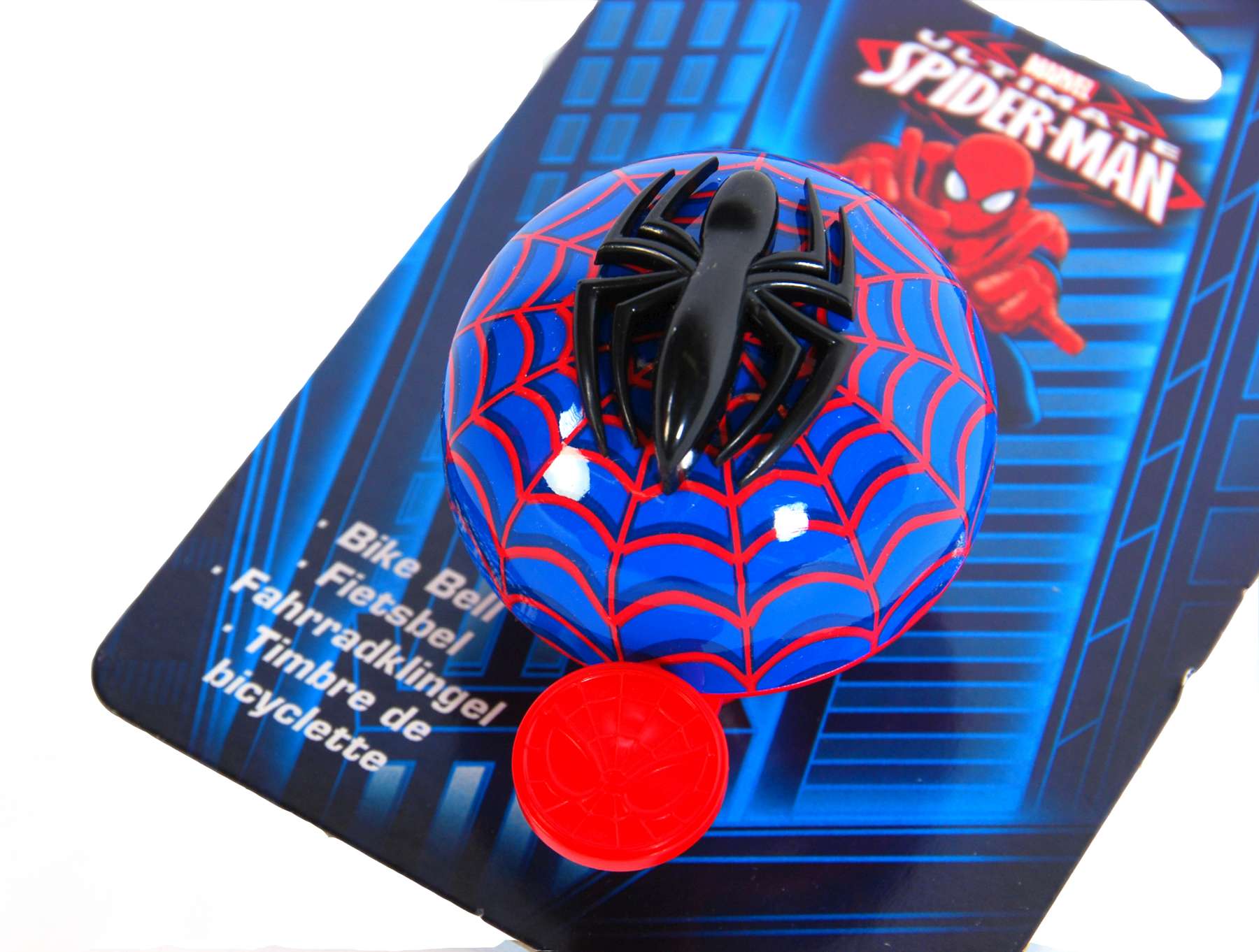 Spider-Man Fietsbel - Jongens - Blauw 3 Spider-Man Fietsbel - Jongens - Blauw - Afbeelding 3