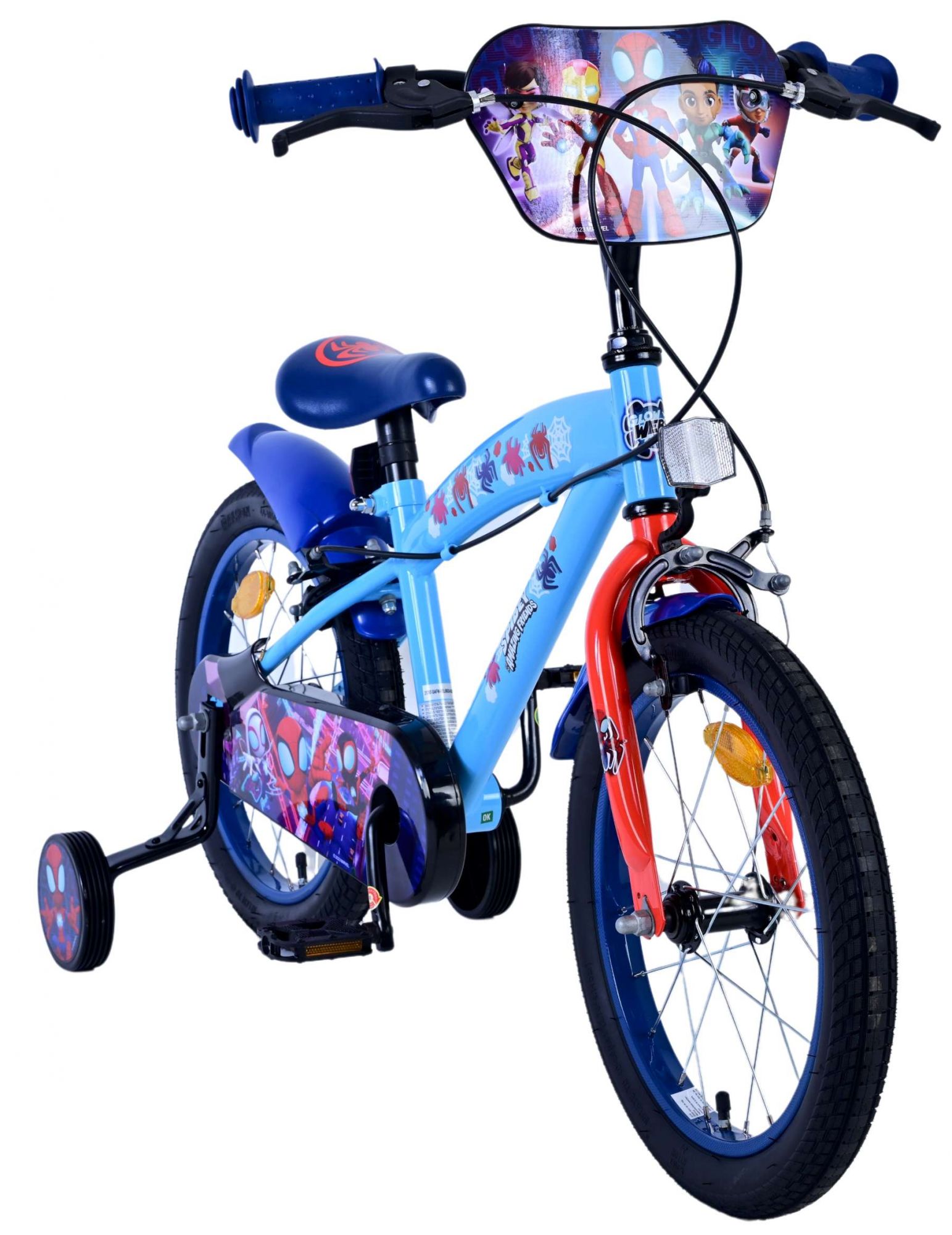 Spidey Kinderfiets - Jongens - 16 inch - Blauw - Twee handremmen 5 Spidey Kinderfiets - Jongens - 16 inch - Blauw - Twee handremmen - Afbeelding 5