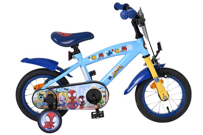 Spidey Kinderfiets - Jongens - 12 inch - Blauw 1 Spidey Kinderfiets - Jongens - 12 inch - Blauw