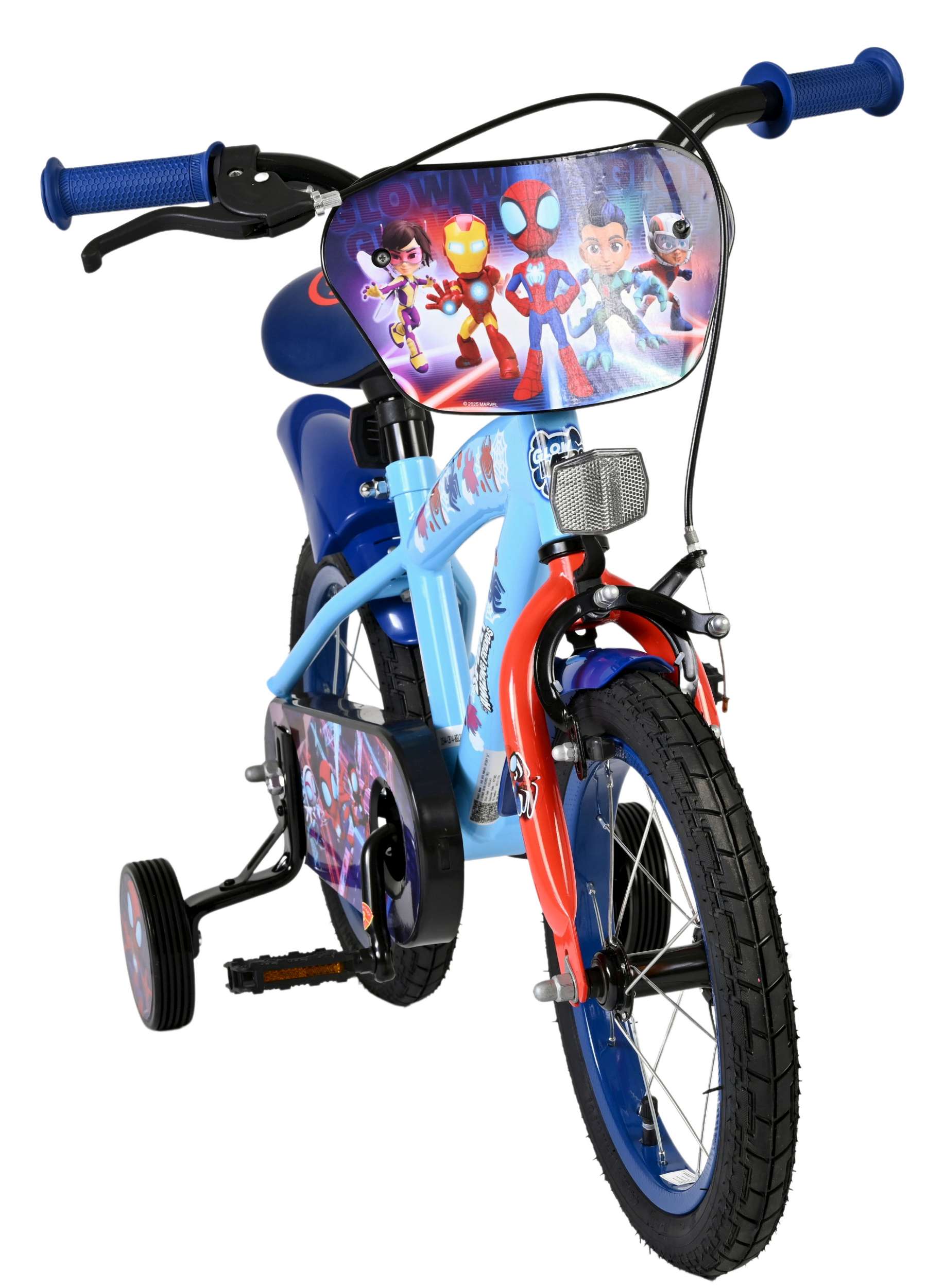 Spidey Kinderfiets - Jongens - 14 inch - Blauw 5 Spidey Kinderfiets - Jongens - 14 inch - Blauw - Afbeelding 5