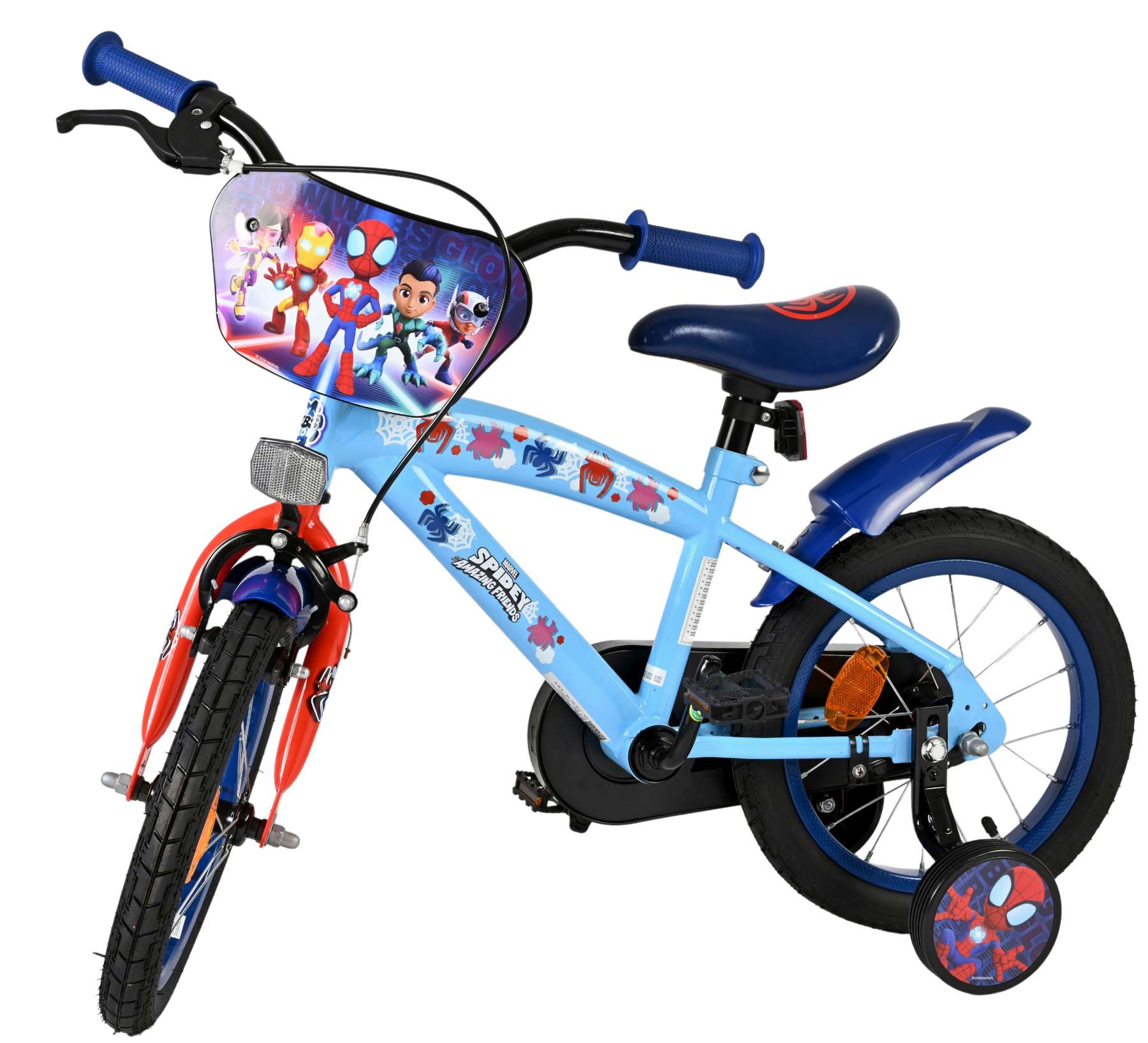 Spidey Kinderfiets - Jongens - 14 inch - Blauw 8 Spidey Kinderfiets - Jongens - 14 inch - Blauw - Afbeelding 8