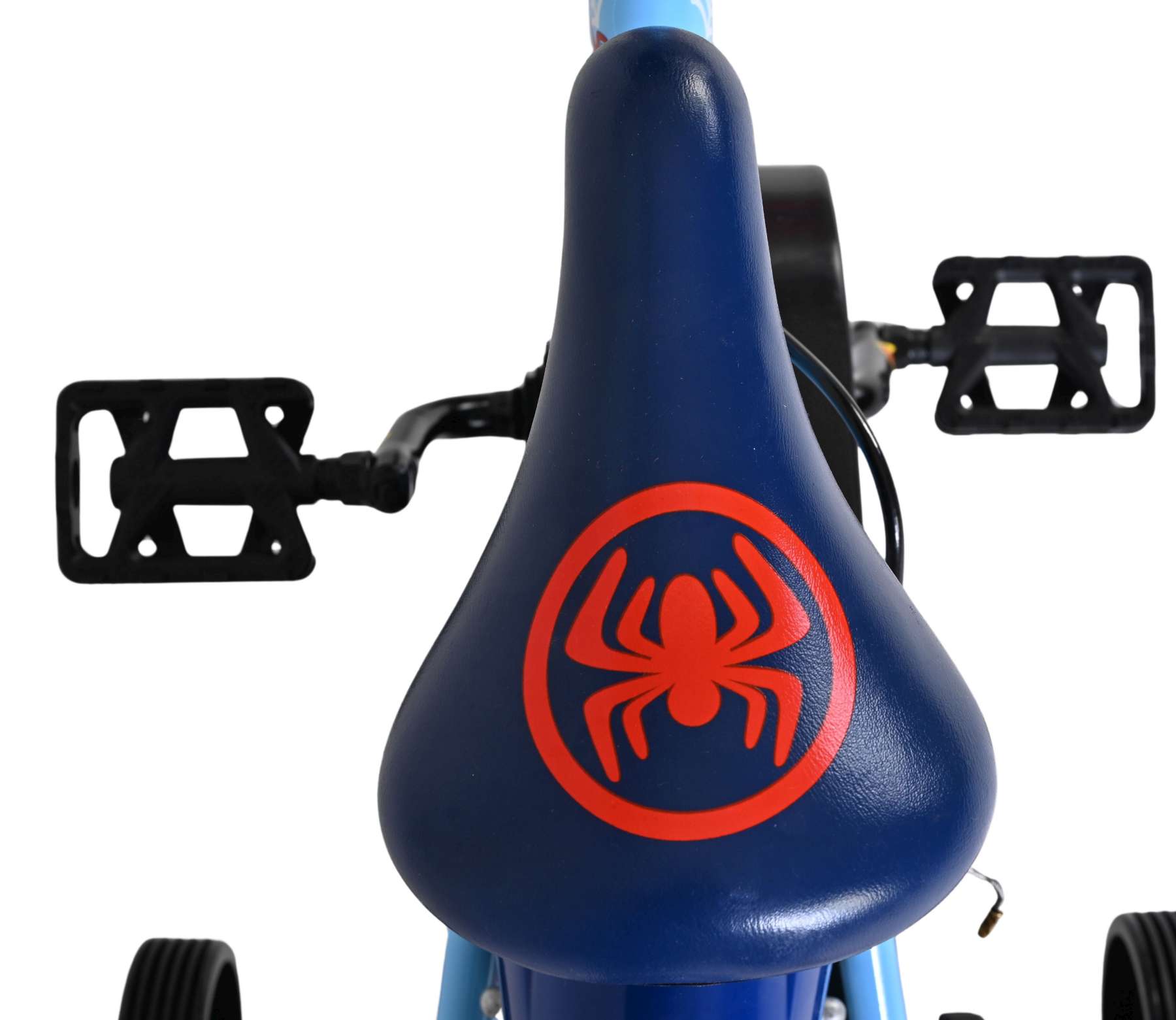 Spidey Kinderfiets - Jongens - 14 inch - Blauw Rood - Twee handremmen 4 Spidey Kinderfiets - Jongens - 14 inch - Blauw Rood - Twee handremmen - Afbeelding 4