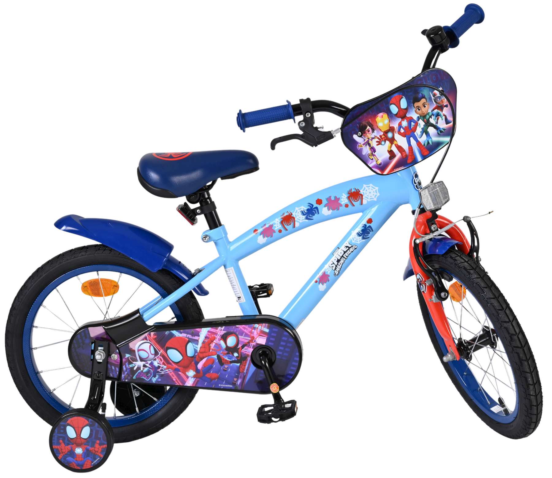 Spidey Kinderfiets - Jongens - 16 inch - Blauw 10 Spidey Kinderfiets - Jongens - 16 inch - Blauw - Afbeelding 10
