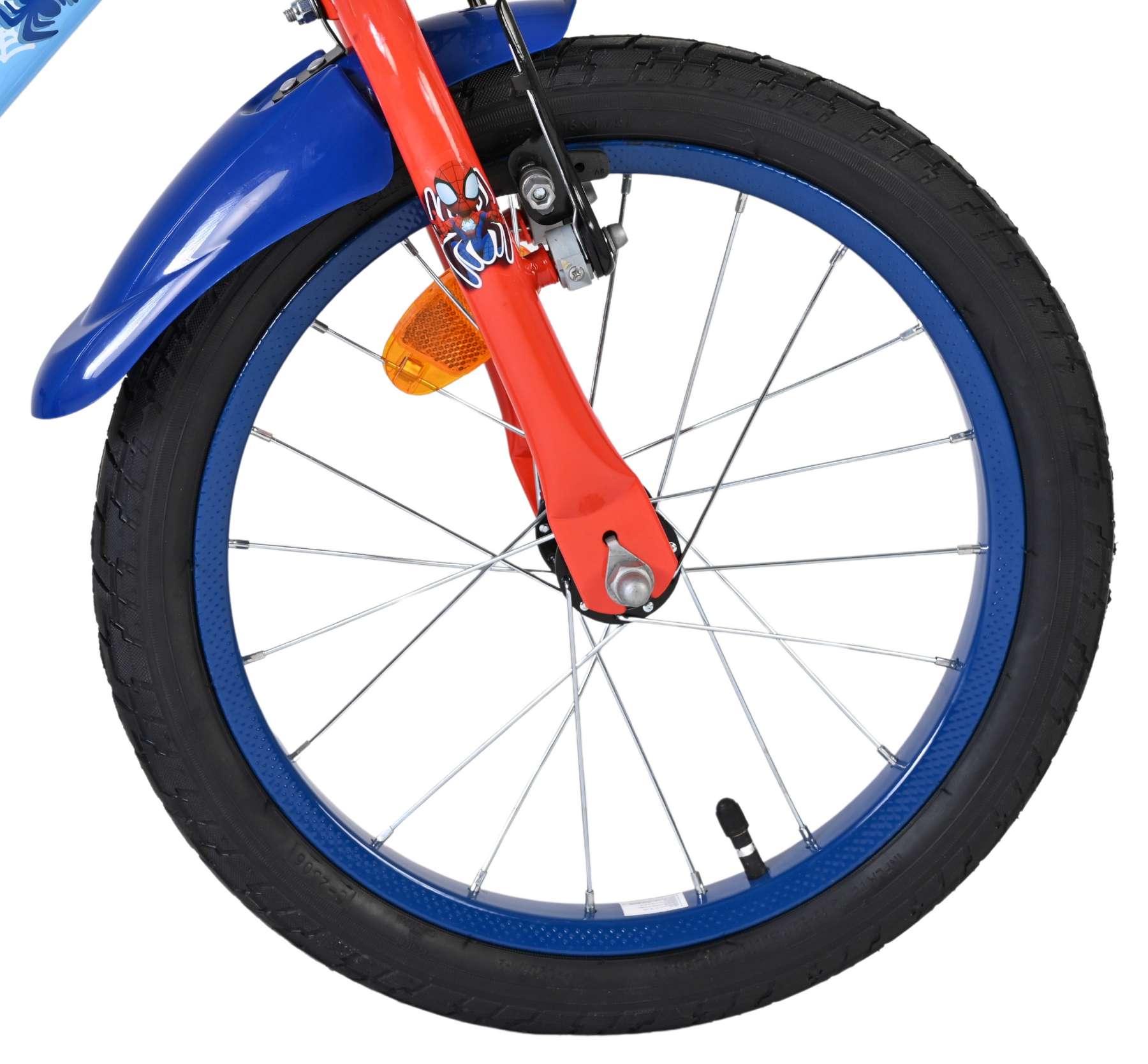 Spidey Kinderfiets - Jongens - 16 inch - Blauw 3 Spidey Kinderfiets - Jongens - 16 inch - Blauw - Afbeelding 3