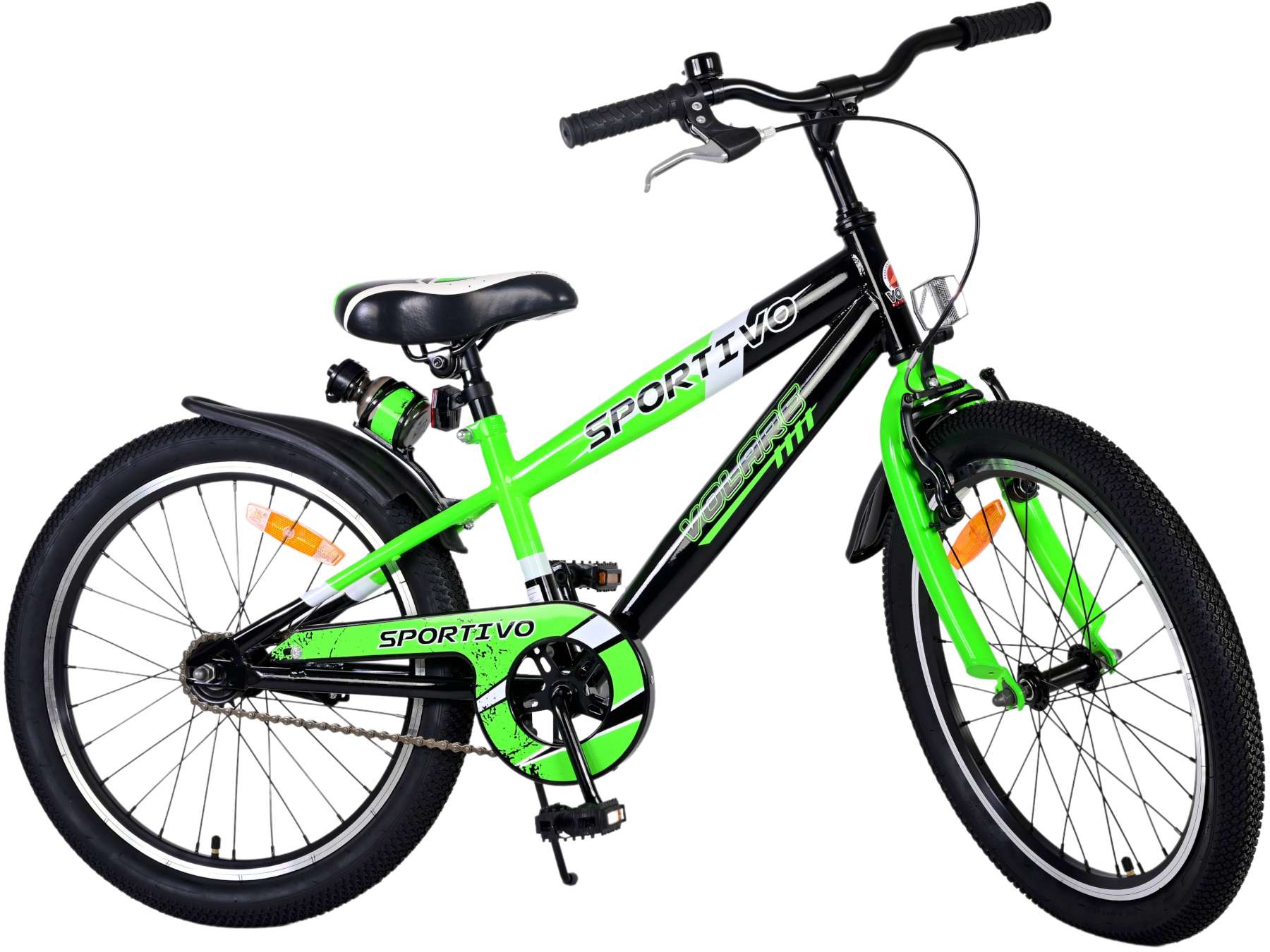 Volare Sportivo Kinderfiets - Jongens - 20 inch - Groen 2 Volare Sportivo Kinderfiets - Jongens - 20 inch - Groen - Afbeelding 2