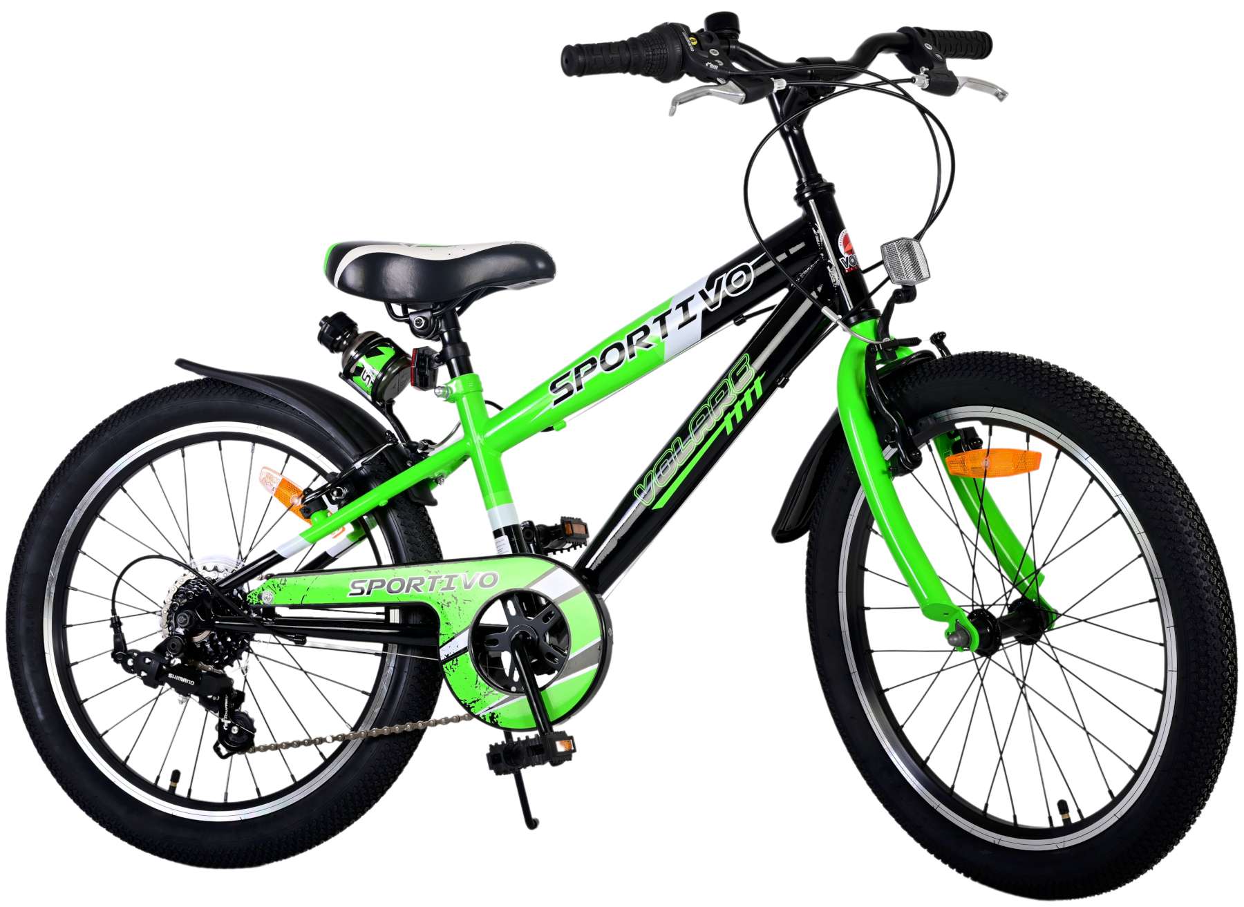 Volare Sportivo Kinderfiets - Jongens - 20 inch - Groen - 7 versnellingen 2 Volare Sportivo Kinderfiets - Jongens - 20 inch - Groen - 7 versnellingen - Afbeelding 2