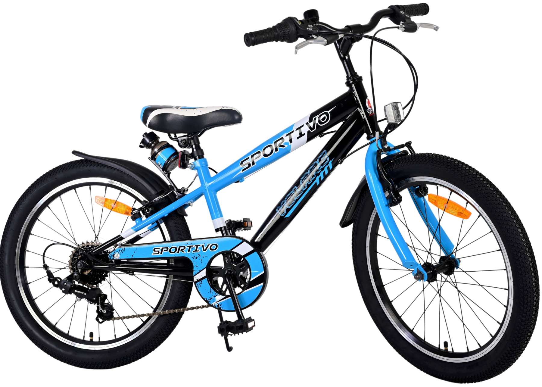Volare Sportivo Kinderfiets - Jongens - 20 inch - Blauw - 7 versnellingen 2 Volare Sportivo Kinderfiets - Jongens - 20 inch - Blauw - 7 versnellingen - Afbeelding 2