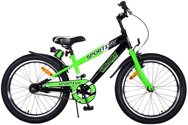 Volare Sportivo Kinderfiets - Jongens - 20 inch - Groen 1 Volare Sportivo Kinderfiets - Jongens - 20 inch - Groen