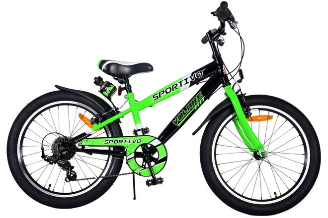 Volare Sportivo Kinderfiets - Jongens - 20 inch - Groen - 7 versnellingen 1 Volare Sportivo Kinderfiets - Jongens - 20 inch - Groen - 7 versnellingen