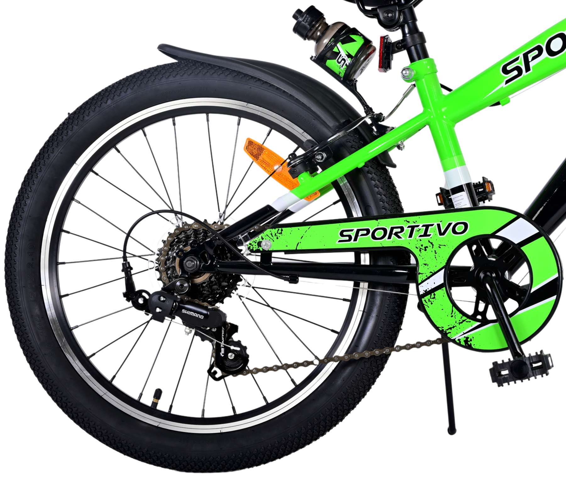 Volare Sportivo Kinderfiets - Jongens - 20 inch - Groen - 7 versnellingen 3 Volare Sportivo Kinderfiets - Jongens - 20 inch - Groen - 7 versnellingen - Afbeelding 3