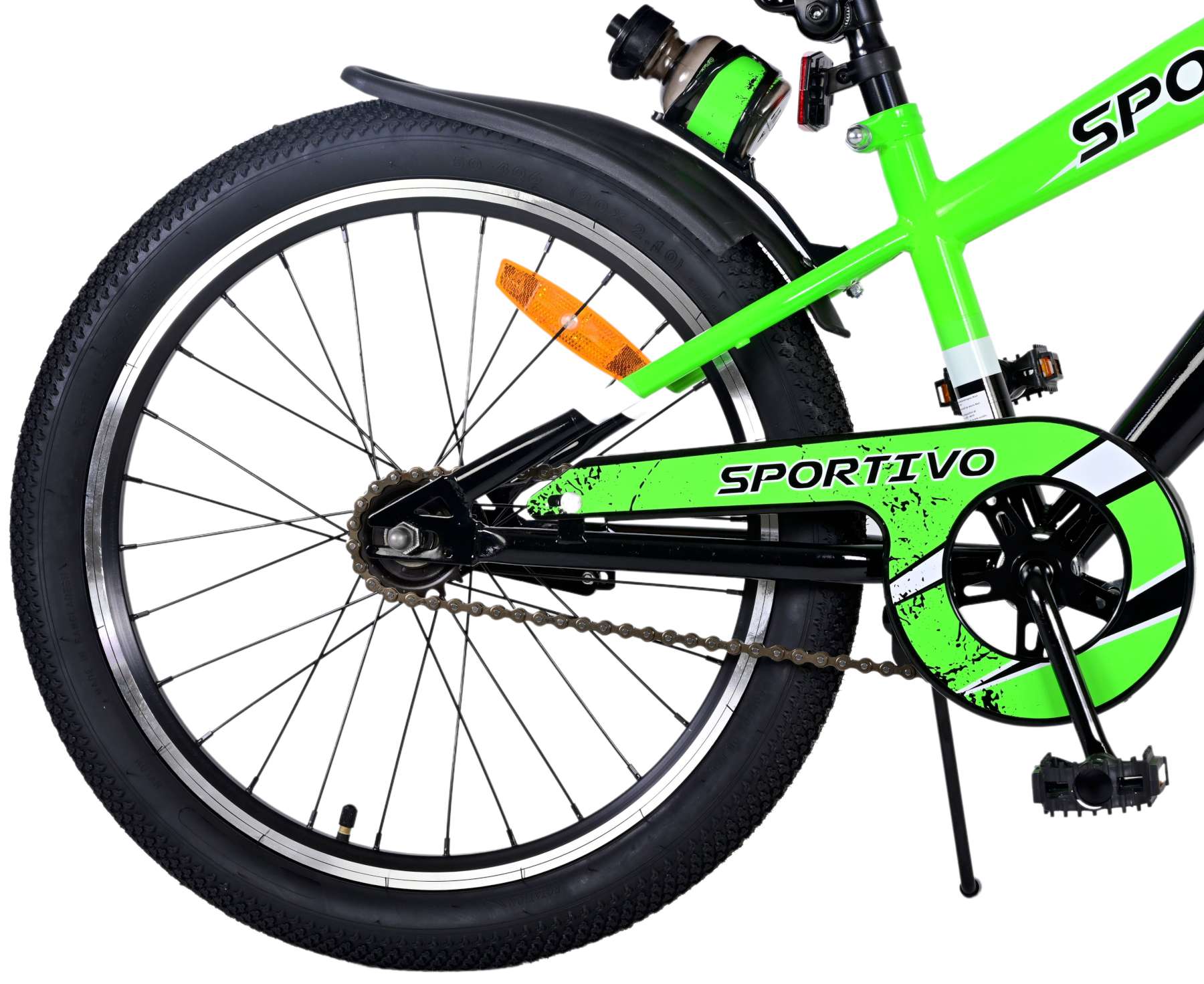 Volare Sportivo Kinderfiets - Jongens - 20 inch - Groen 3 Volare Sportivo Kinderfiets - Jongens - 20 inch - Groen - Afbeelding 3