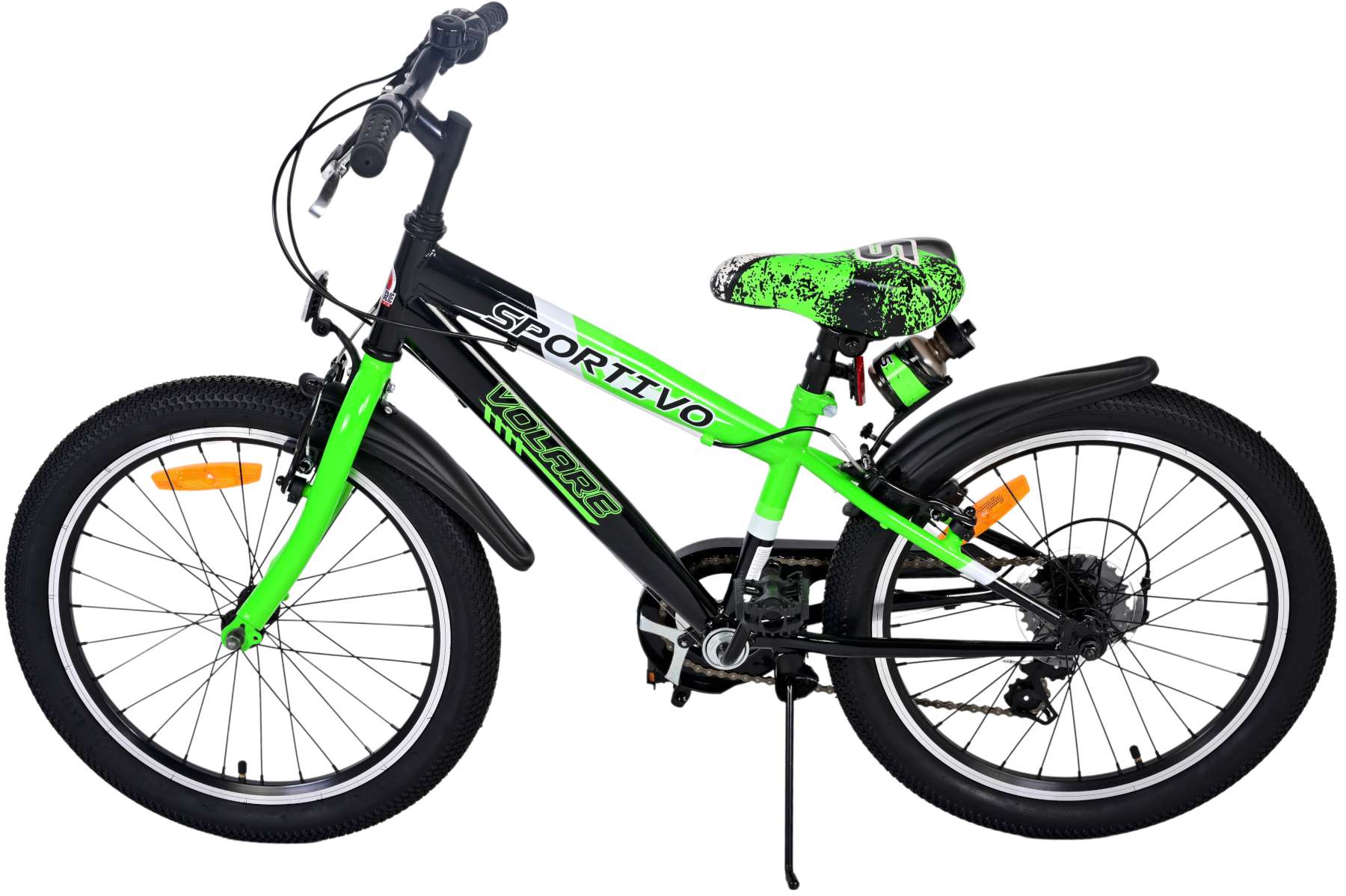 Volare Sportivo Kinderfiets - Jongens - 20 inch - Groen - 7 versnellingen 9 Volare Sportivo Kinderfiets - Jongens - 20 inch - Groen - 7 versnellingen - Afbeelding 9