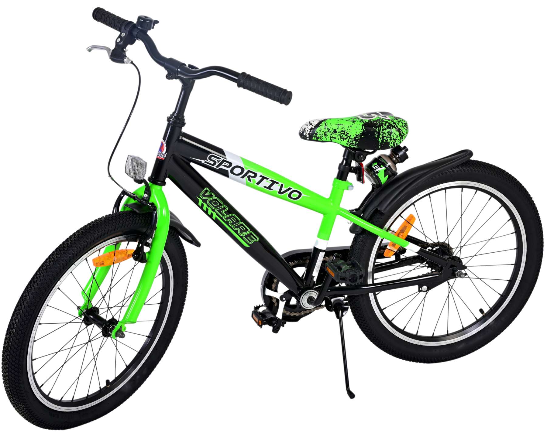Volare Sportivo Kinderfiets - Jongens - 20 inch - Groen 9 Volare Sportivo Kinderfiets - Jongens - 20 inch - Groen - Afbeelding 9