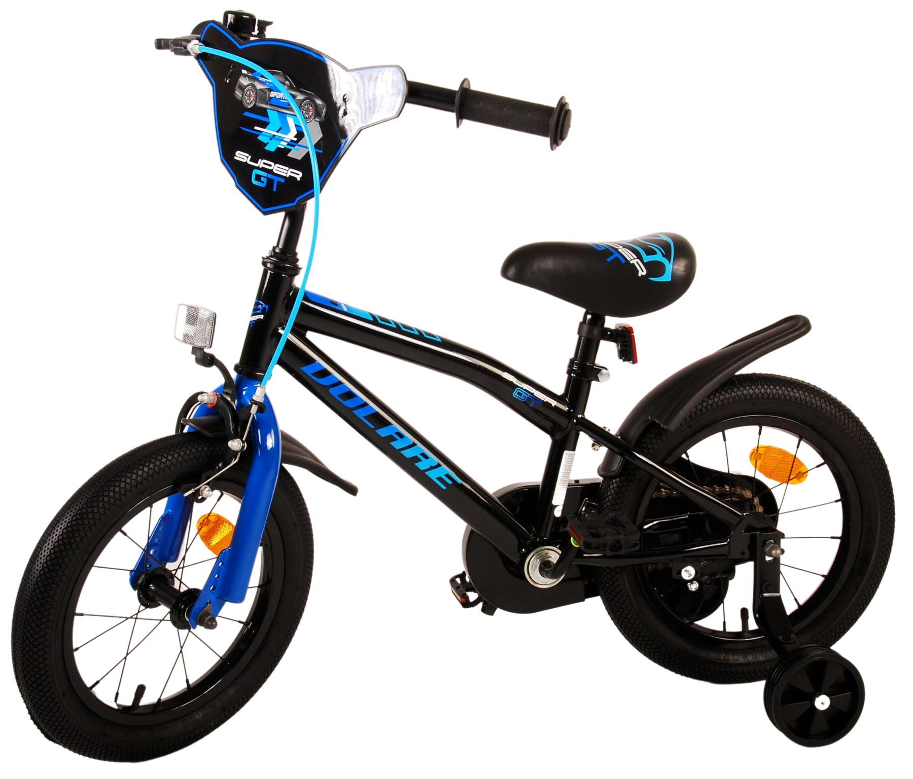 Volare Super GT Kinderfiets - Jongens - 14 inch - Blauw 14 Volare Super GT Kinderfiets - Jongens - 14 inch - Blauw - Afbeelding 14