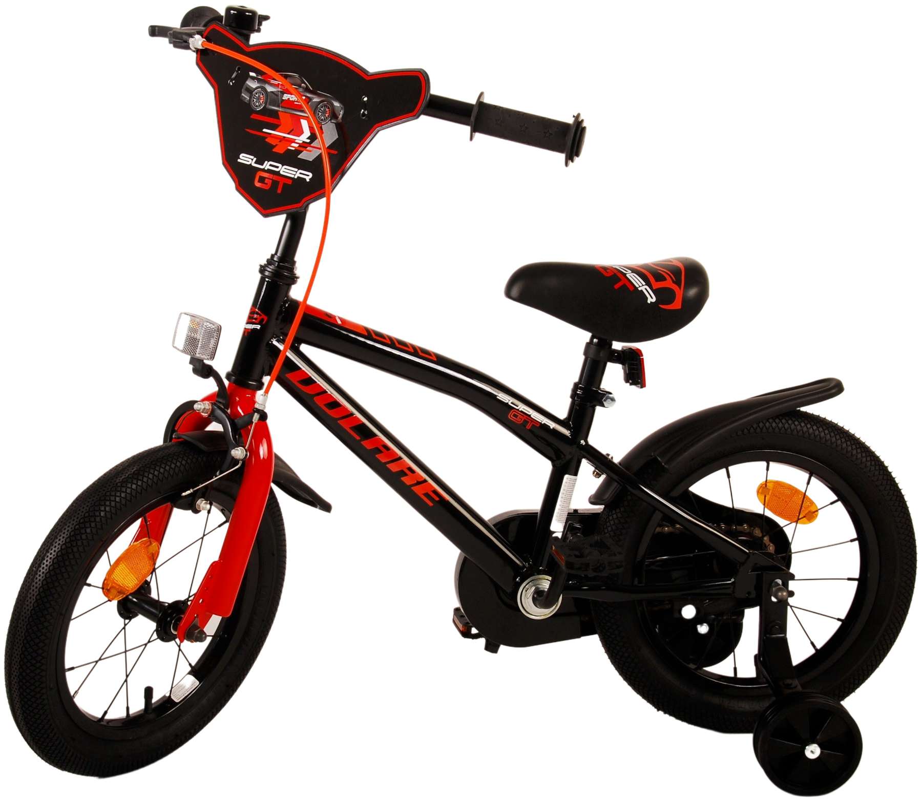 Volare Super GT Kinderfiets - Jongens - 14 inch - Rood 14 Volare Super GT Kinderfiets - Jongens - 14 inch - Rood - Afbeelding 14