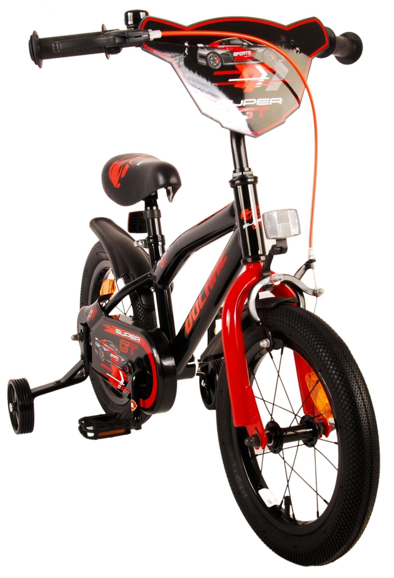 Volare Super GT Kinderfiets - Jongens - 14 inch - Rood 10 Volare Super GT Kinderfiets - Jongens - 14 inch - Rood - Afbeelding 10
