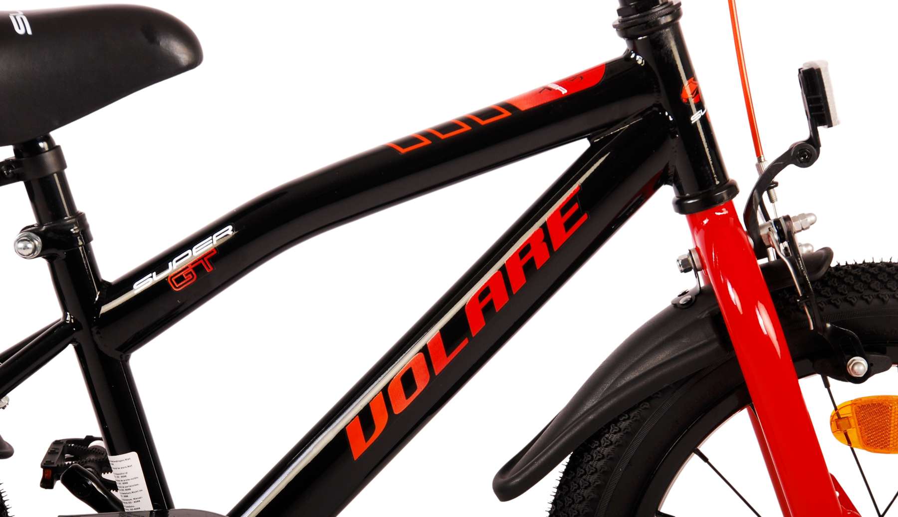 Volare Super GT Kinderfiets - Jongens - 16 inch - Rood 7 Volare Super GT Kinderfiets - Jongens - 16 inch - Rood - Afbeelding 7