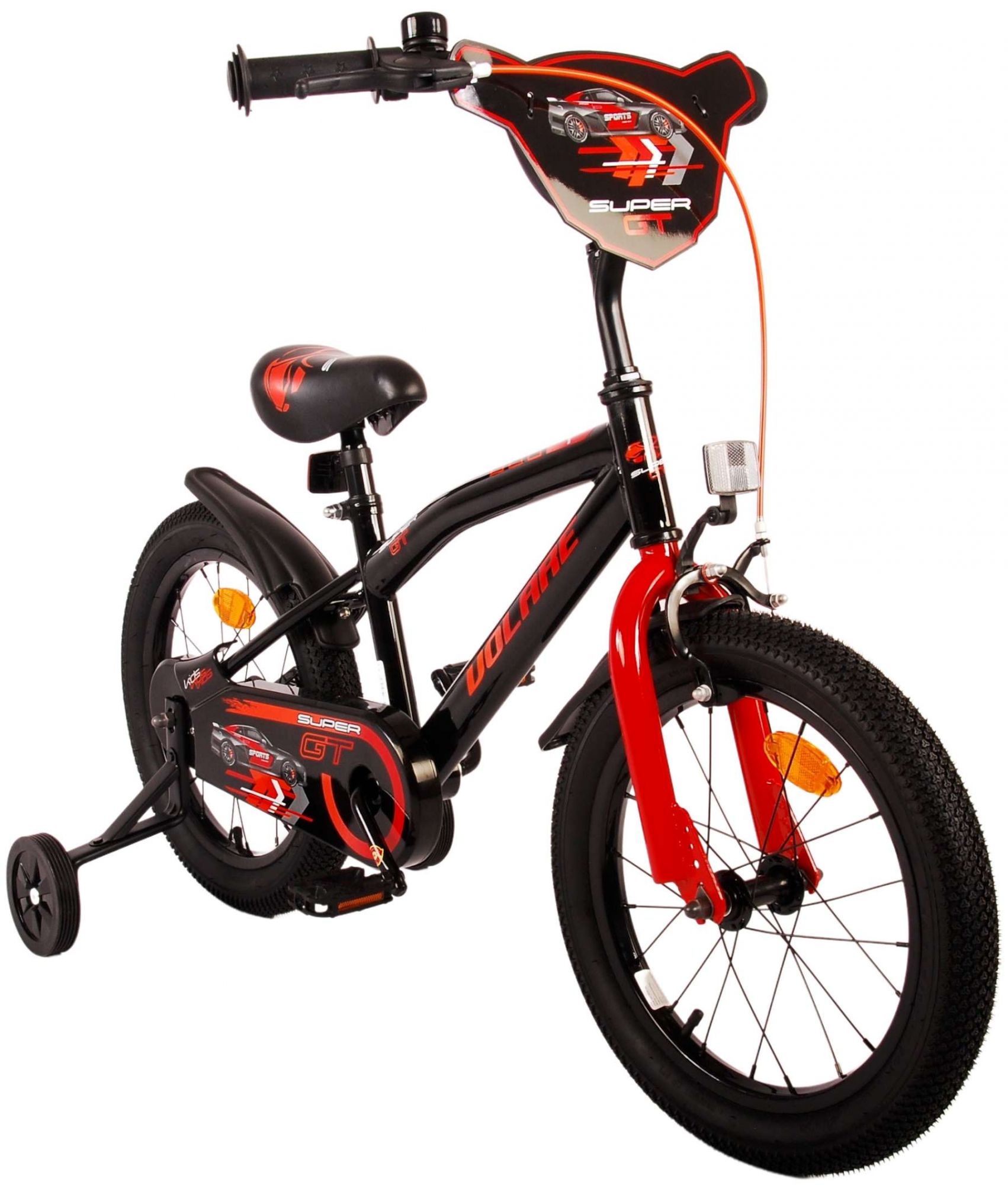 Volare Super GT Kinderfiets - Jongens - 16 inch - Rood 10 Volare Super GT Kinderfiets - Jongens - 16 inch - Rood - Afbeelding 10