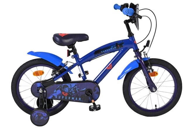 Superman Kinderfiets - Jongens - 16 inch - Blauw - Twee handremmen 1 Superman Kinderfiets - Jongens - 16 inch - Blauw - Twee handremmen