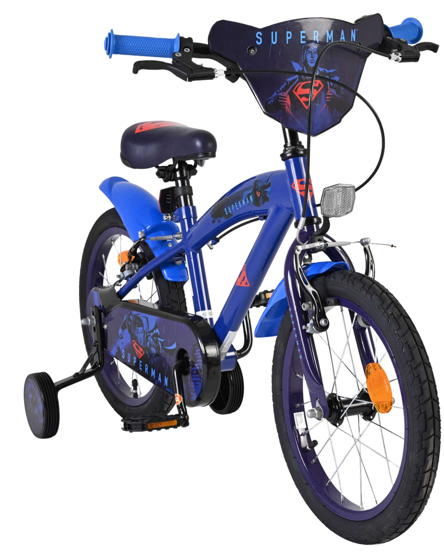 Superman Kinderfiets - Jongens - 16 inch - Blauw - Twee handremmen 5 Superman Kinderfiets - Jongens - 16 inch - Blauw - Twee handremmen - Afbeelding 5