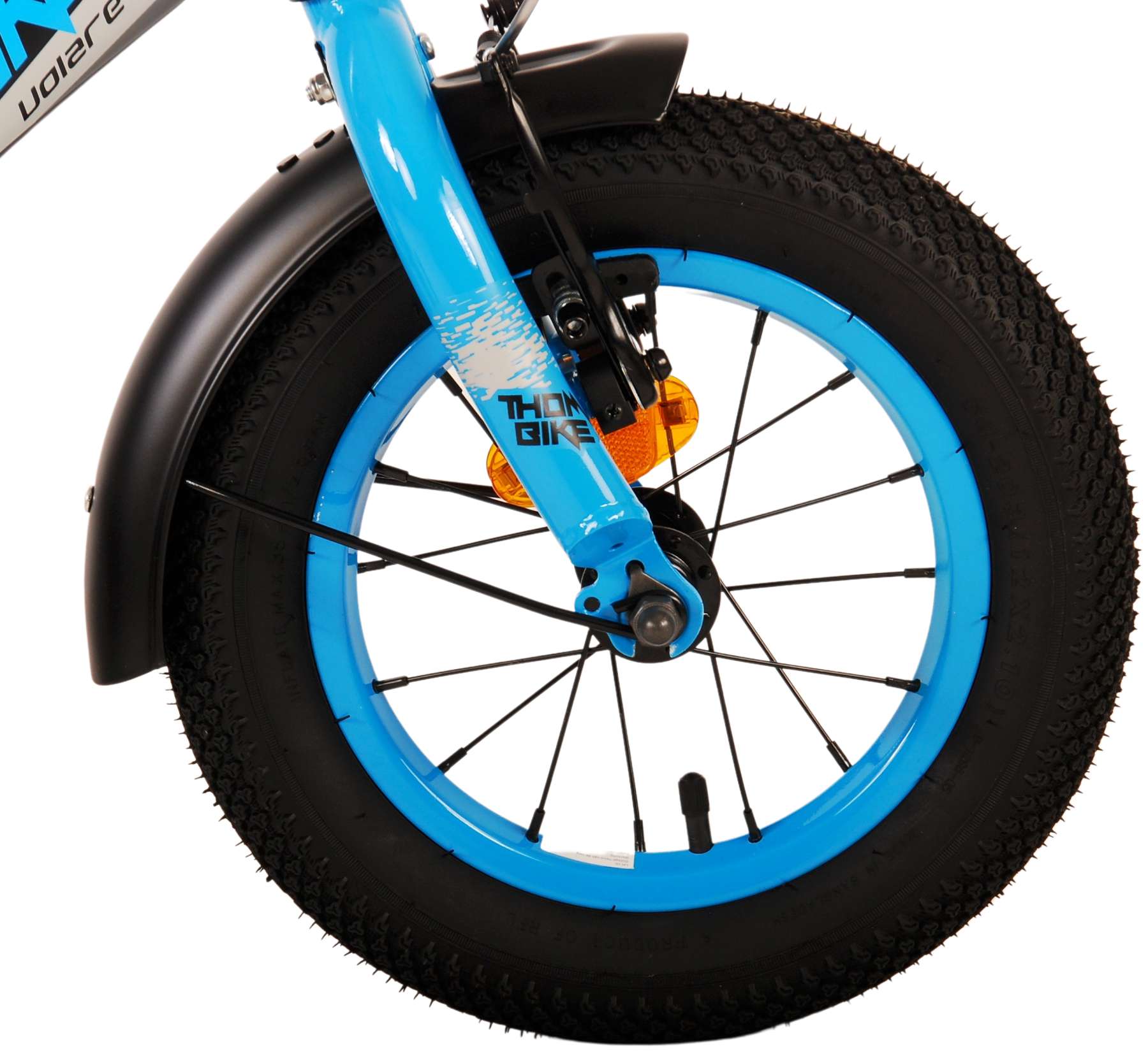 Volare Thombike Kinderfiets - Jongens - 12 inch - Zwart Blauw 5 Volare Thombike Kinderfiets - Jongens - 12 inch - Zwart Blauw - Afbeelding 5