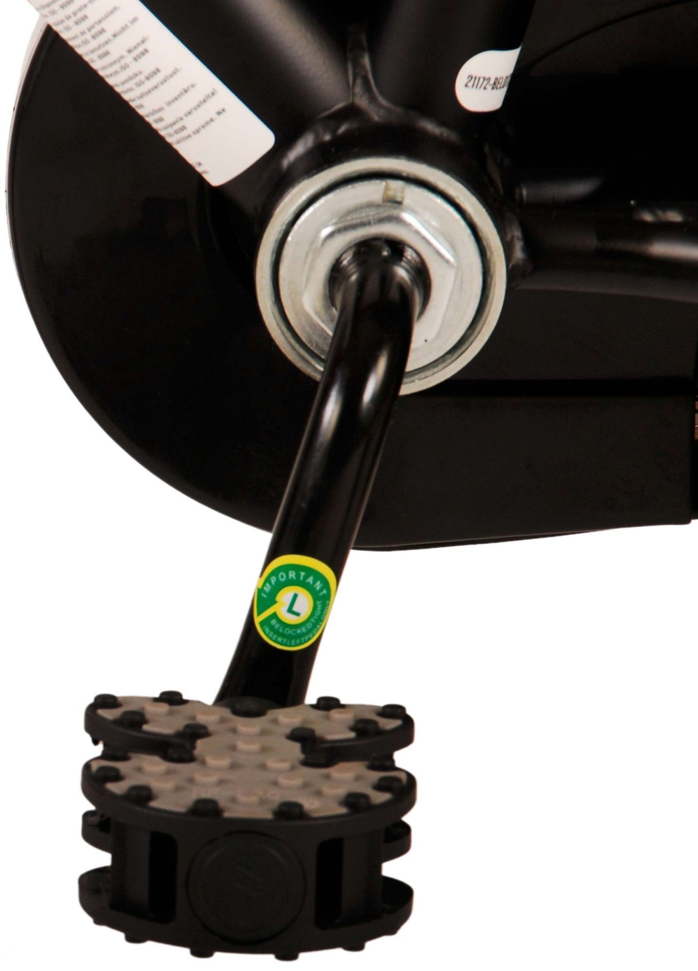 Volare Thombike Kinderfiets - Jongens - 12 inch - Zwart Rood 15 Volare Thombike Kinderfiets - Jongens - 12 inch - Zwart Rood - Afbeelding 15