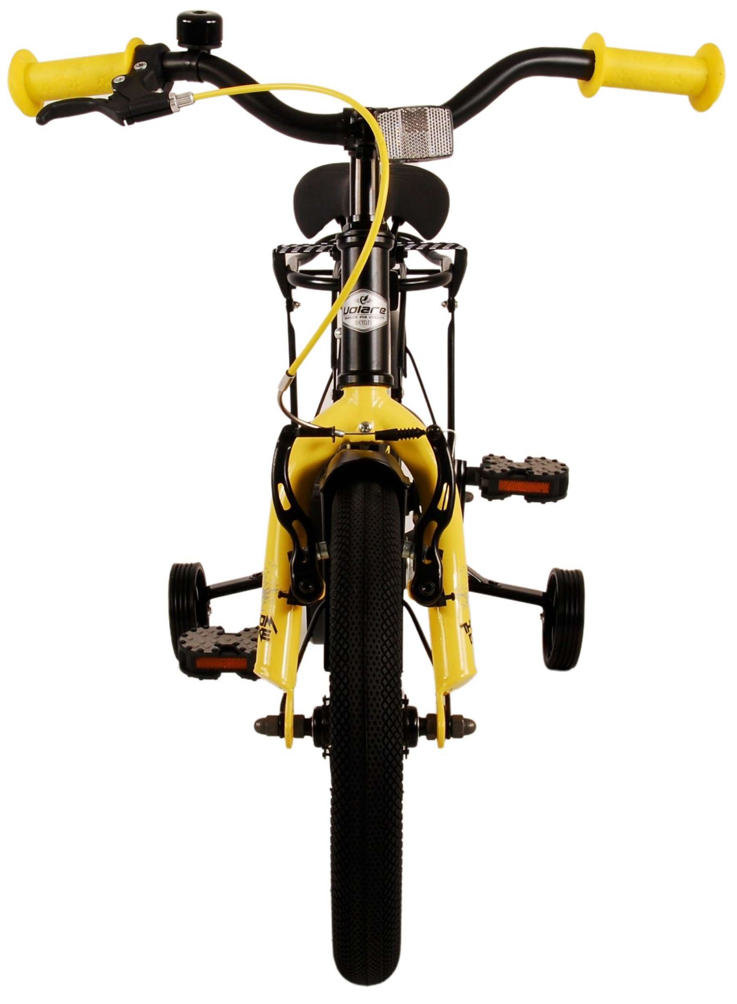 Volare Thombike Kinderfiets - Jongens - 14 inch - Zwart Geel 11 Volare Thombike Kinderfiets - Jongens - 14 inch - Zwart Geel - Afbeelding 11