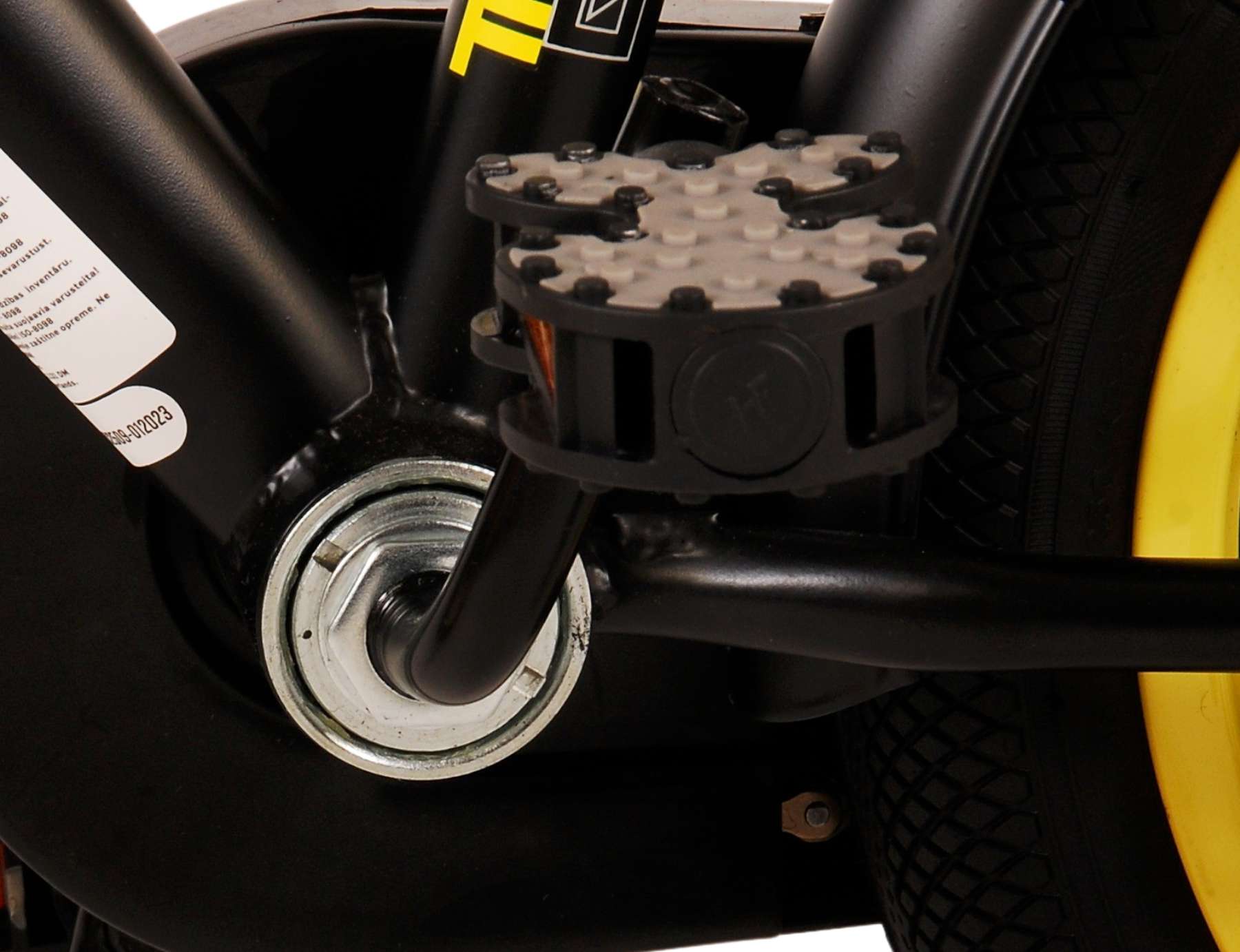 Volare Thombike Kinderfiets - Jongens - 14 inch - Zwart Geel 15 Volare Thombike Kinderfiets - Jongens - 14 inch - Zwart Geel - Afbeelding 15