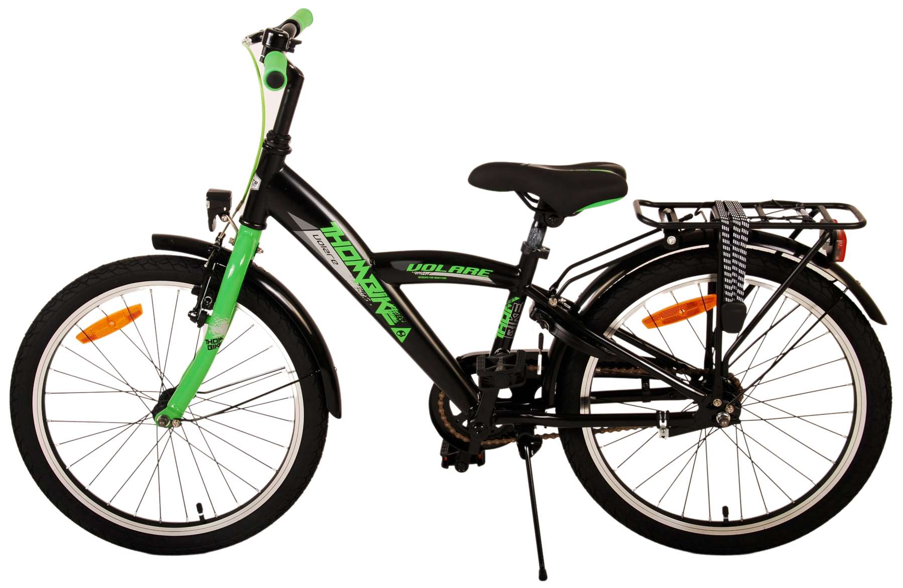 Volare Thombike Kinderfiets - Jongens - 20 inch - Zwart Groen 13 Volare Thombike Kinderfiets - Jongens - 20 inch - Zwart Groen - Afbeelding 13
