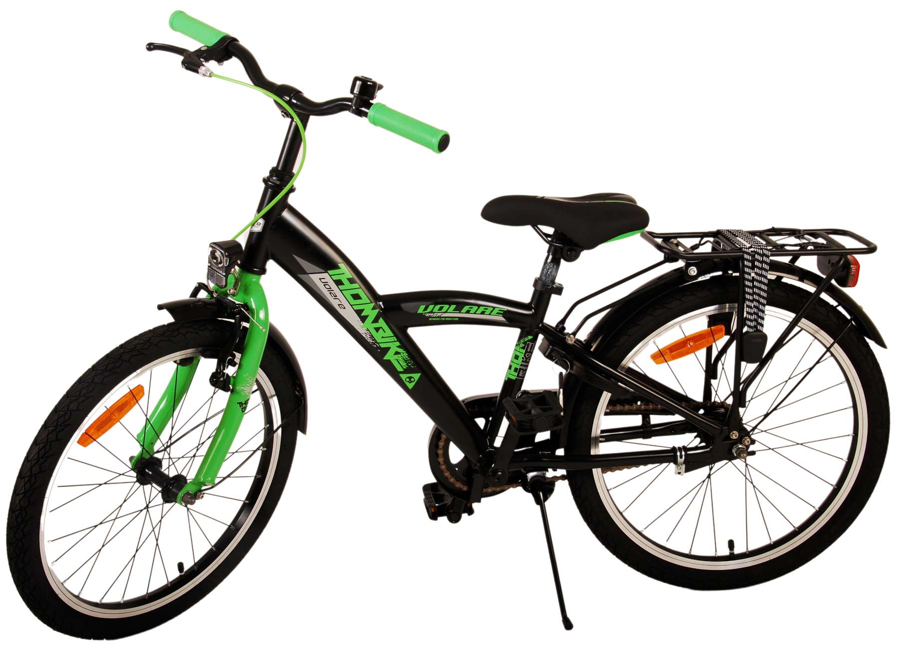 Volare Thombike Kinderfiets - Jongens - 20 inch - Zwart Groen 14 Volare Thombike Kinderfiets - Jongens - 20 inch - Zwart Groen - Afbeelding 14