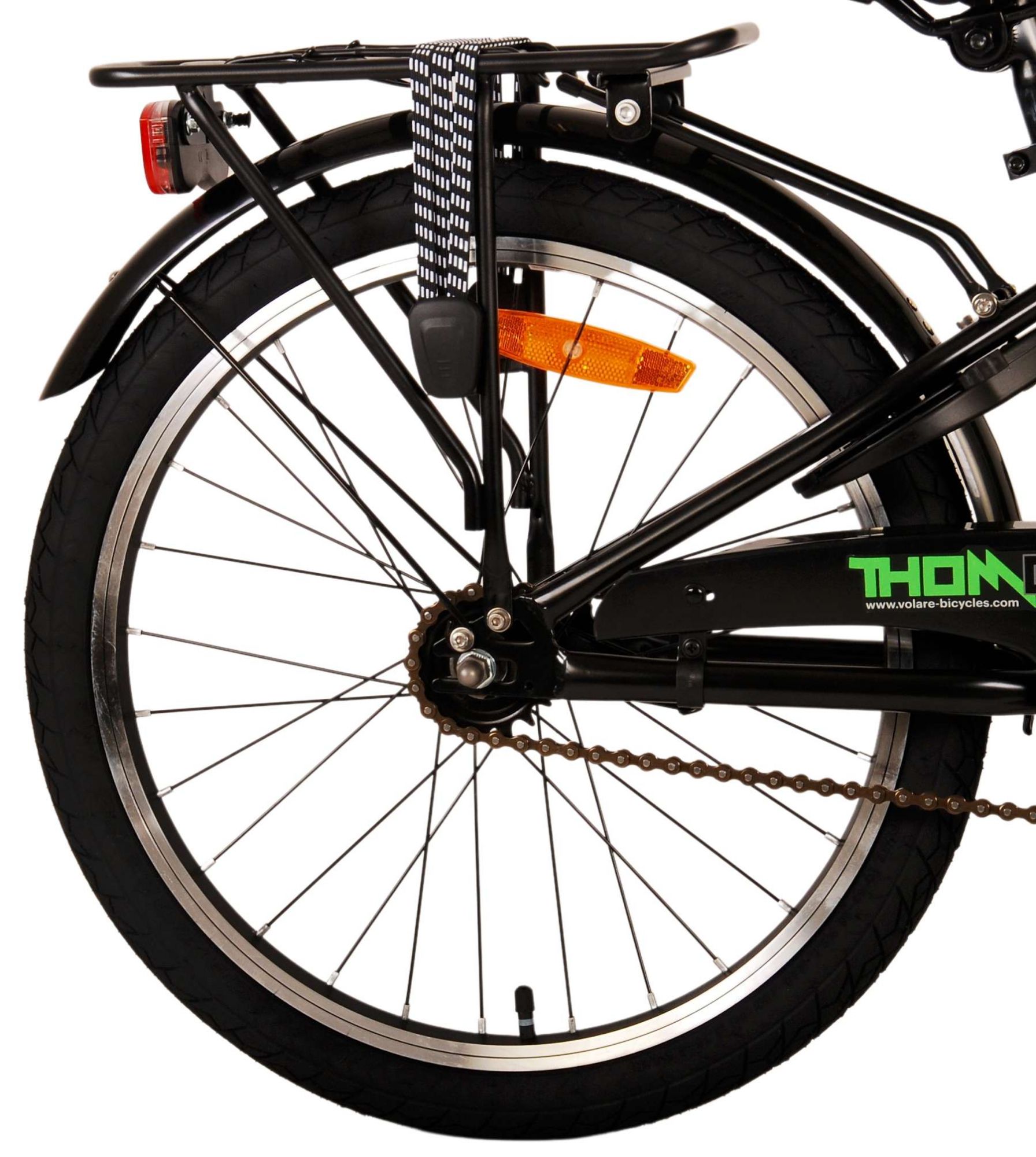 Volare Thombike Kinderfiets - Jongens - 20 inch - Zwart Groen 4 Volare Thombike Kinderfiets - Jongens - 20 inch - Zwart Groen - Afbeelding 4