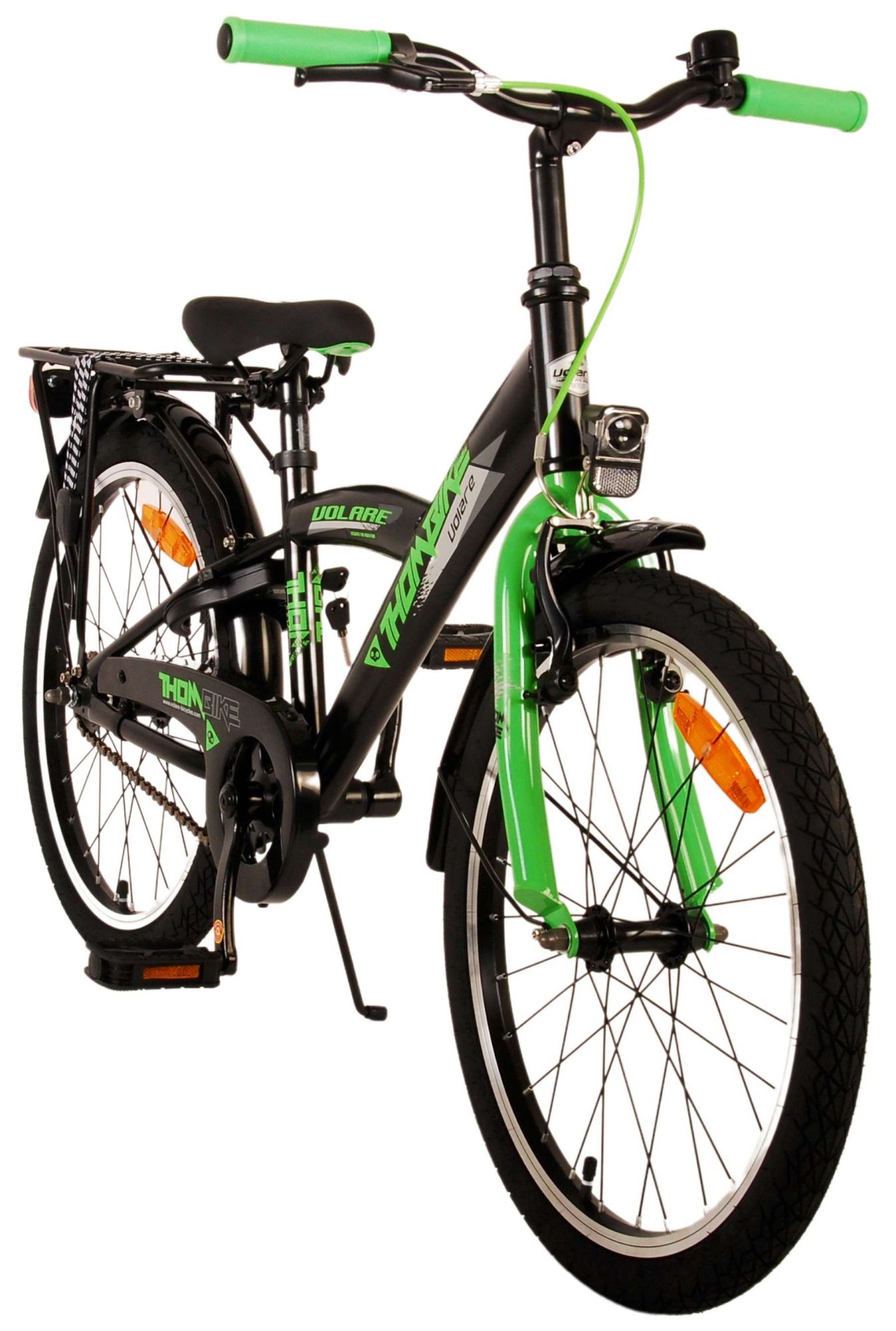 Volare Thombike Kinderfiets - Jongens - 20 inch - Zwart Groen 10 Volare Thombike Kinderfiets - Jongens - 20 inch - Zwart Groen - Afbeelding 10