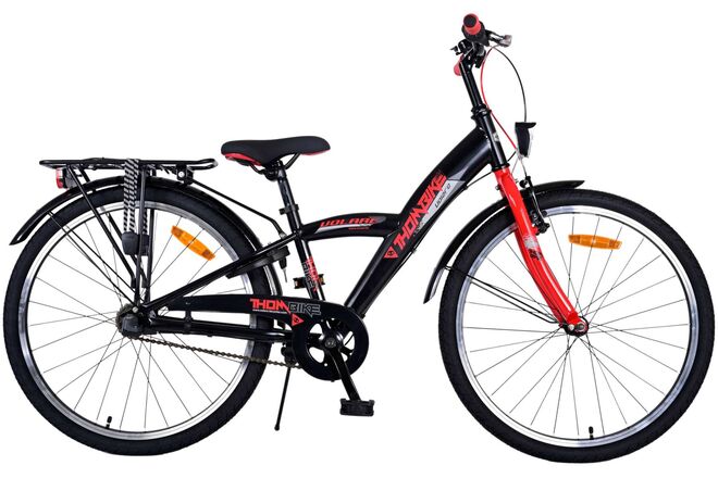 Volare Thombike Kinderfiets - Jongens - 24 inch - Rood - 3 versnellingen 1 Volare Thombike Kinderfiets - Jongens - 24 inch - Rood - 3 versnellingen
