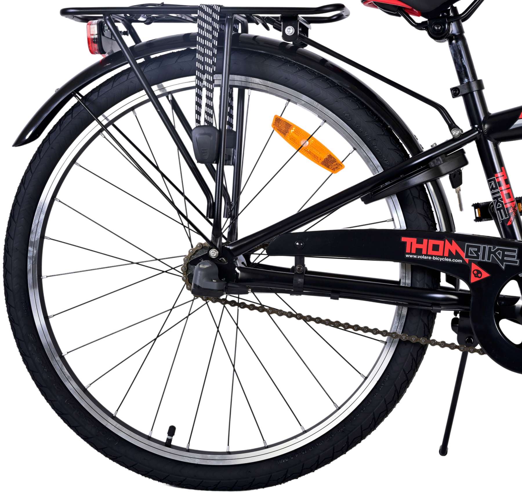 Volare Thombike Kinderfiets - Jongens - 24 inch - Rood - 3 versnellingen 3 Volare Thombike Kinderfiets - Jongens - 24 inch - Rood - 3 versnellingen - Afbeelding 3