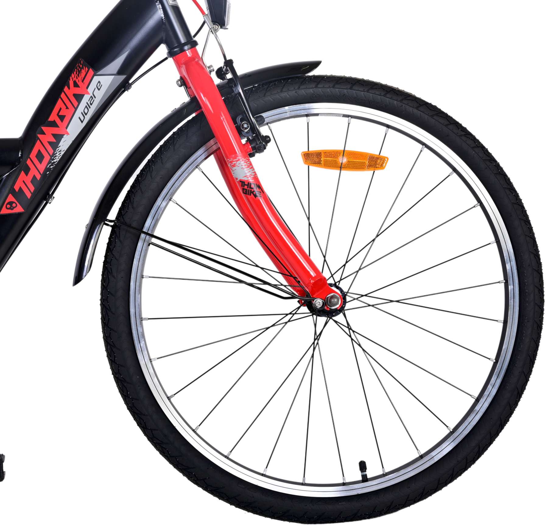 Volare Thombike Kinderfiets - Jongens - 24 inch - Rood - 3 versnellingen 4 Volare Thombike Kinderfiets - Jongens - 24 inch - Rood - 3 versnellingen - Afbeelding 4