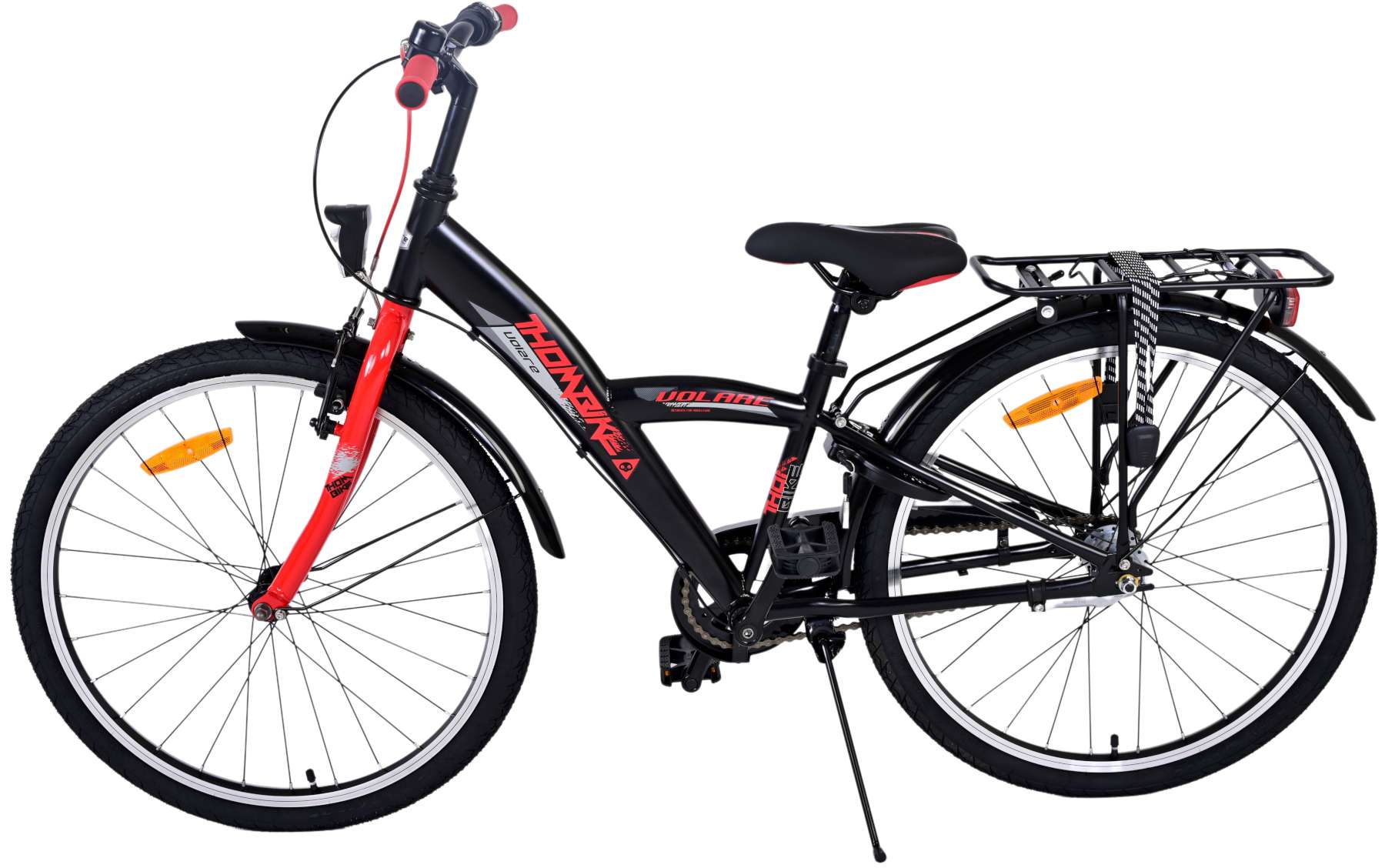 Volare Thombike Kinderfiets - Jongens - 24 inch - Rood - 3 versnellingen 9 Volare Thombike Kinderfiets - Jongens - 24 inch - Rood - 3 versnellingen - Afbeelding 9